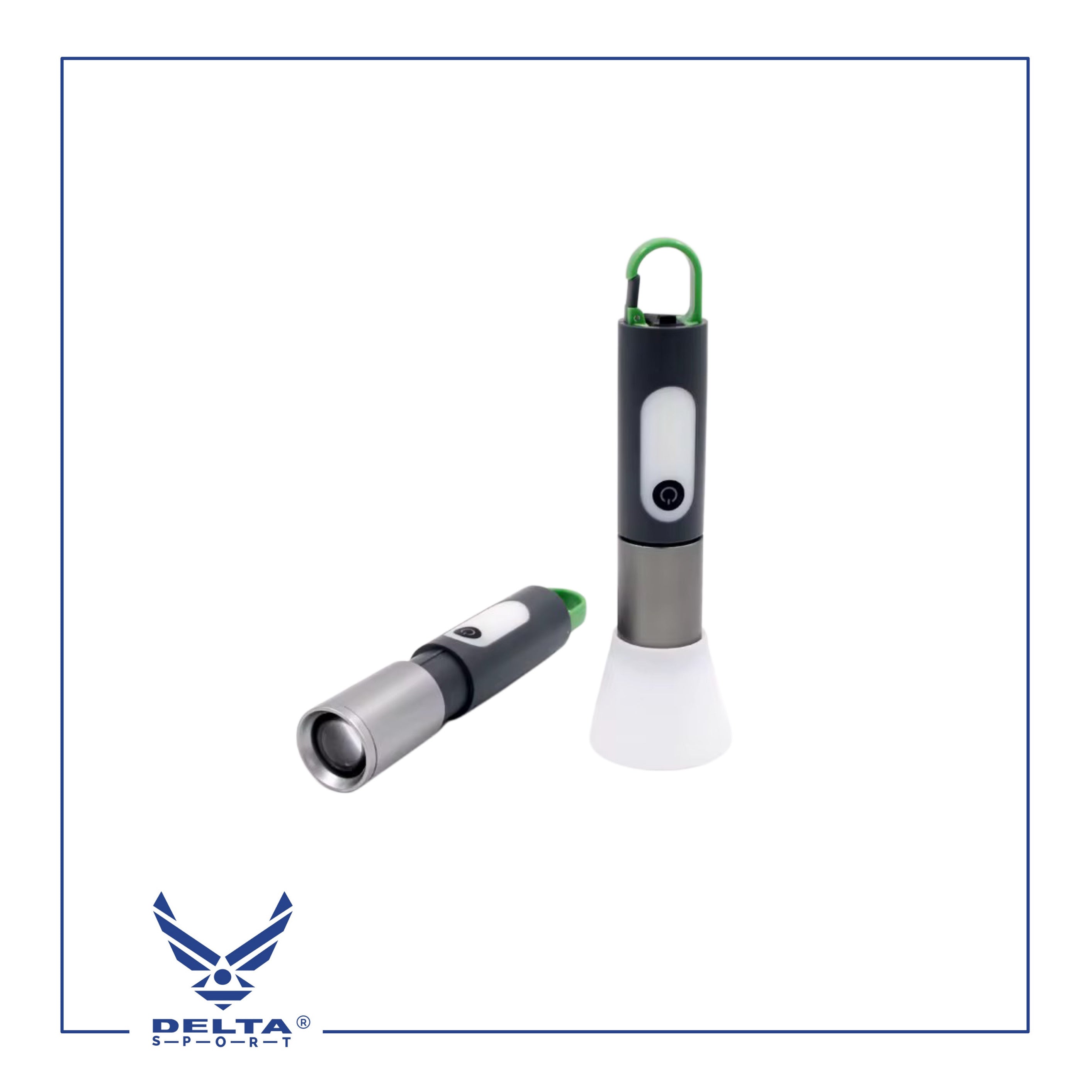 🔹Telescopic Camping Flashlight & Lantern.