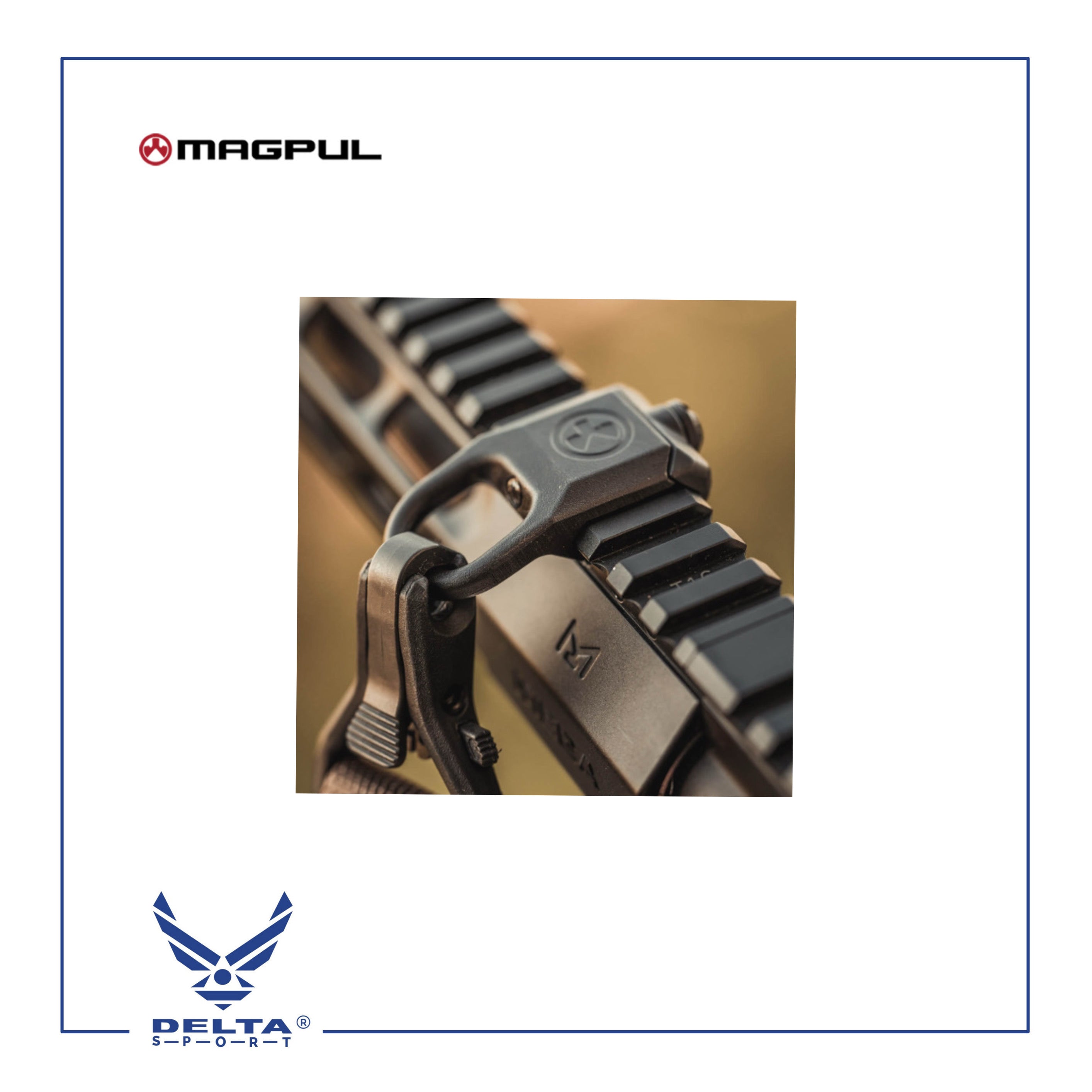 🔹MAGPUL® Picatinny Rail Sling Attachment.