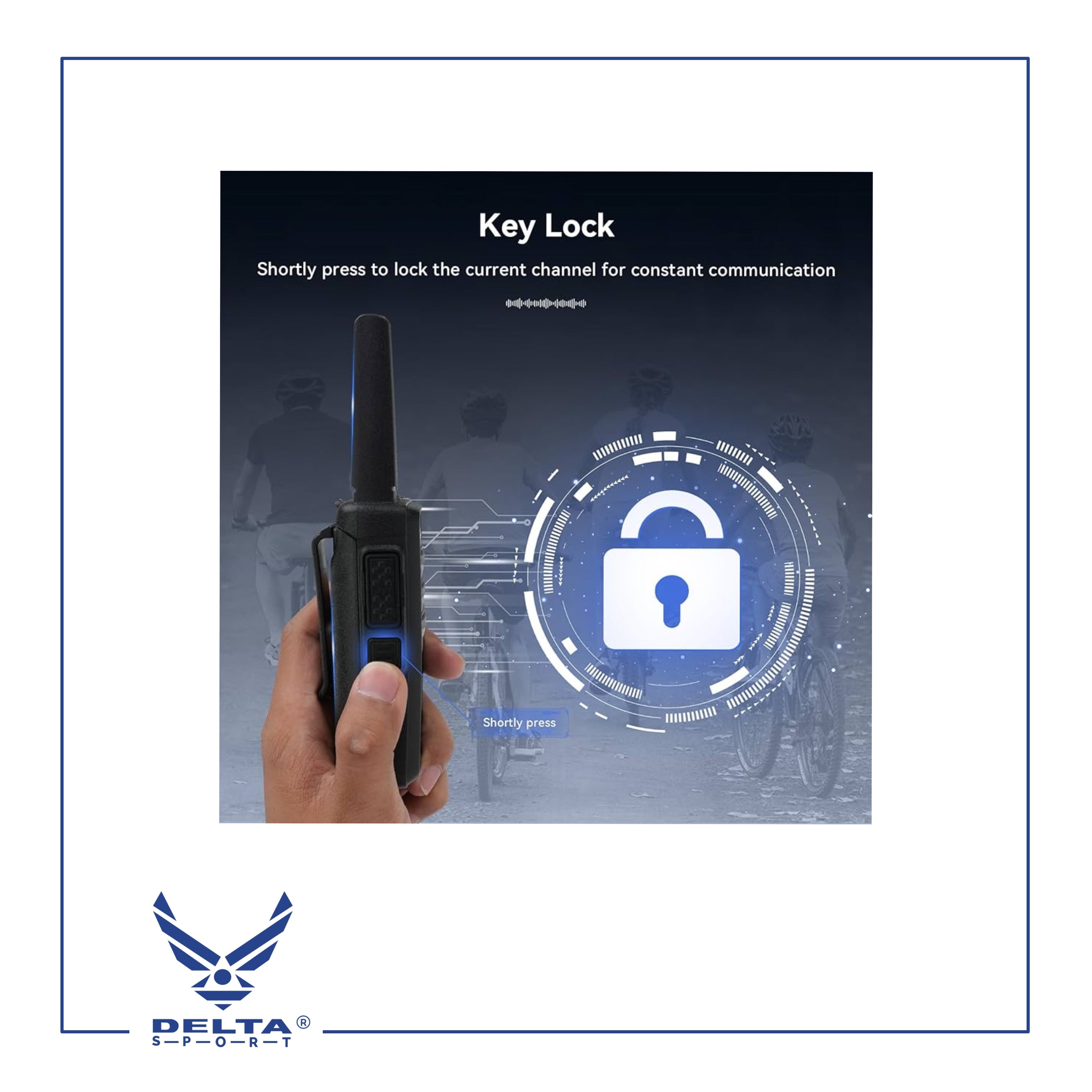 🔹Retevis RT68 / 5W Rechargeable Portable 2-Way walkie-talkies with Earpiece Kit.