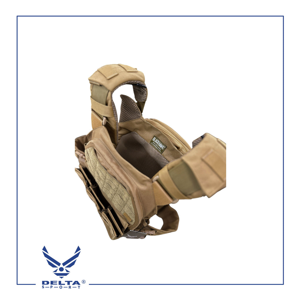 🔹Blackhawk Plate Carrier with Backpack.