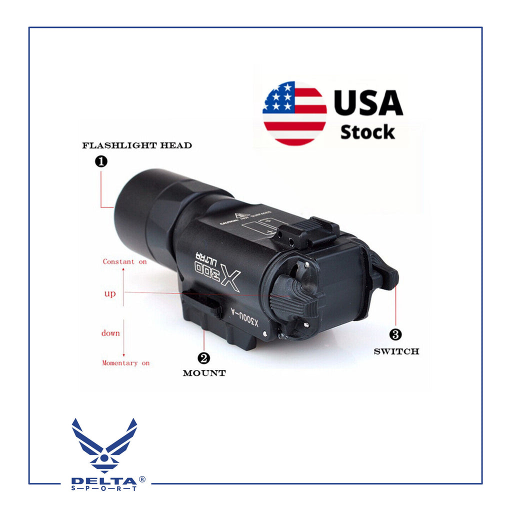 🔹SUREFIRE X300U-A ULTRA WEAPON LIGHT.
