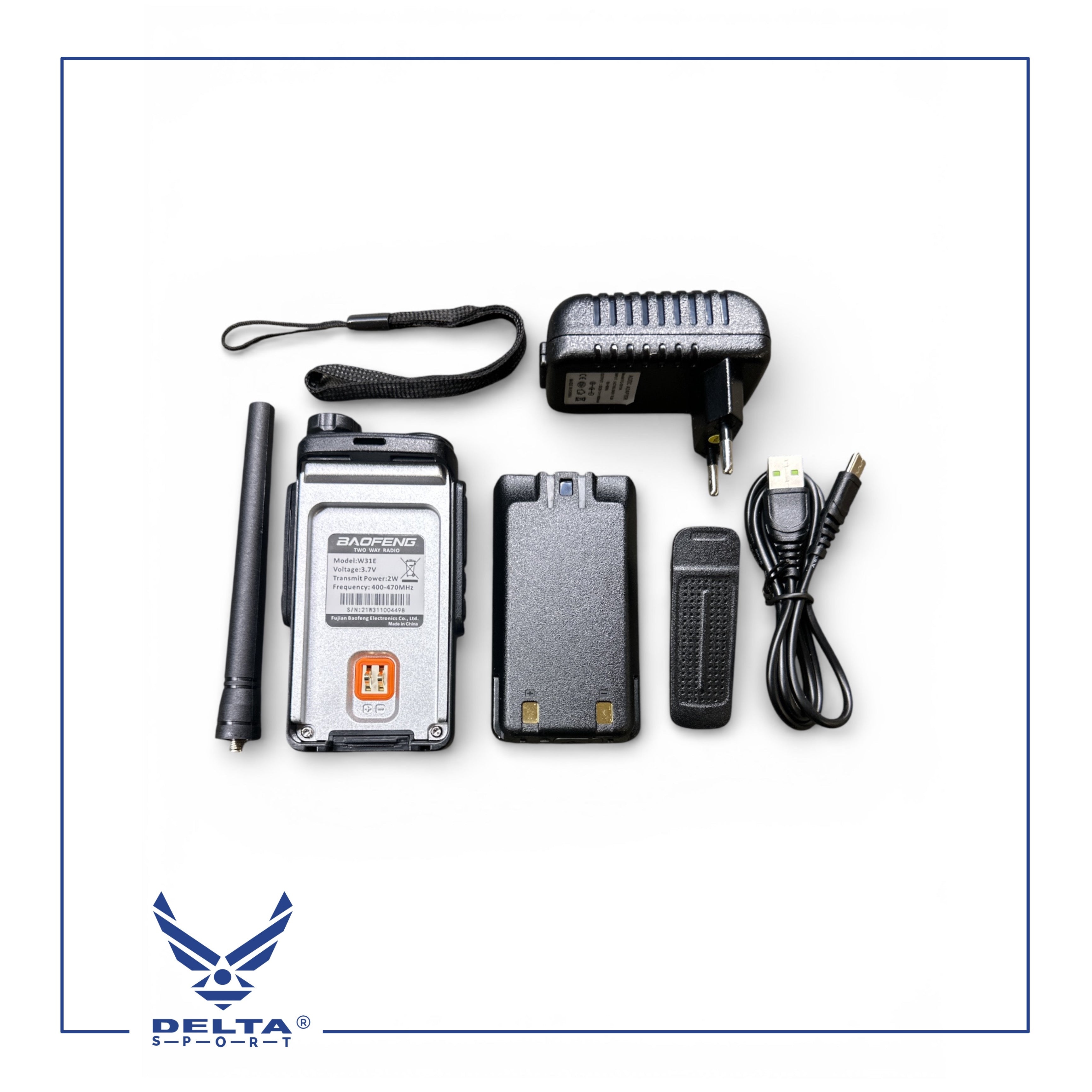 🔹BAOFENG W-31E / 2W.