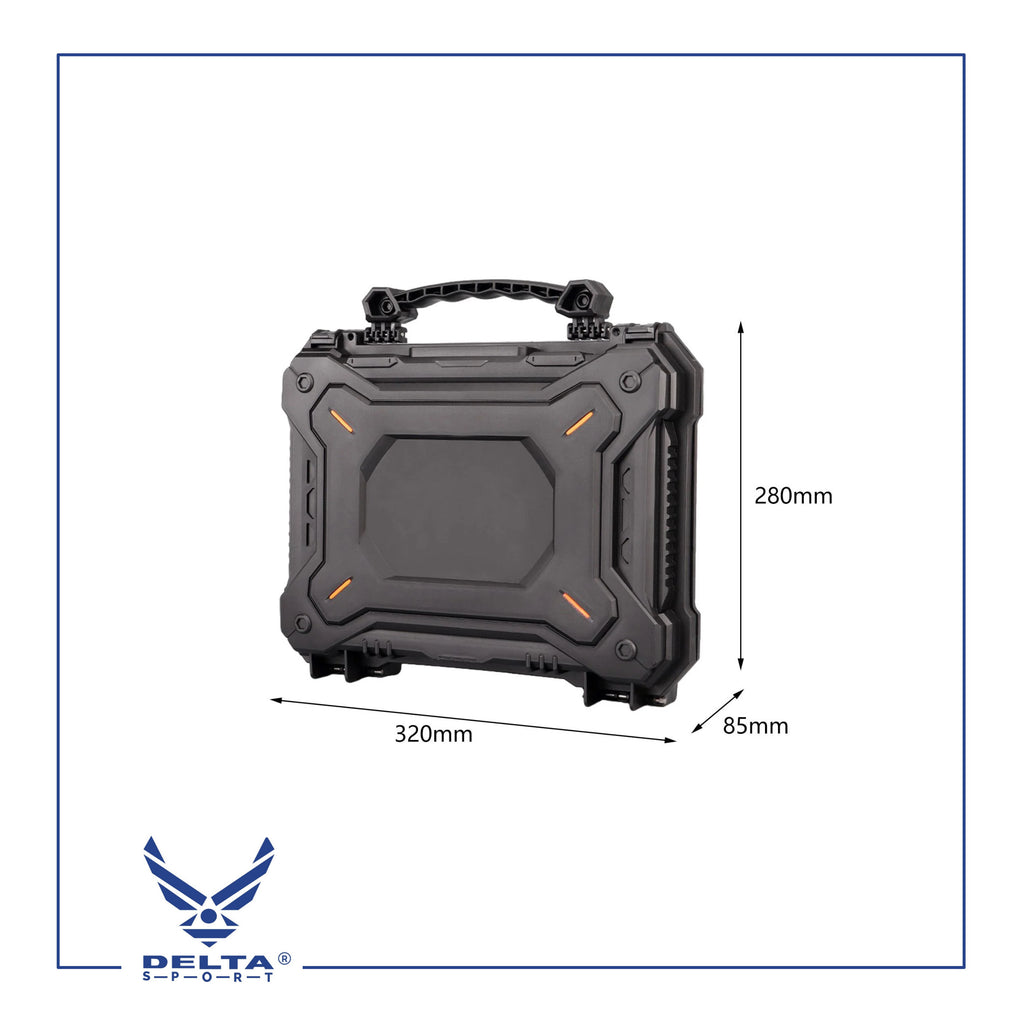 🔹Portable Waterproof Tactical Hard Case Dustproof Tools Storage Box Carrying Case.