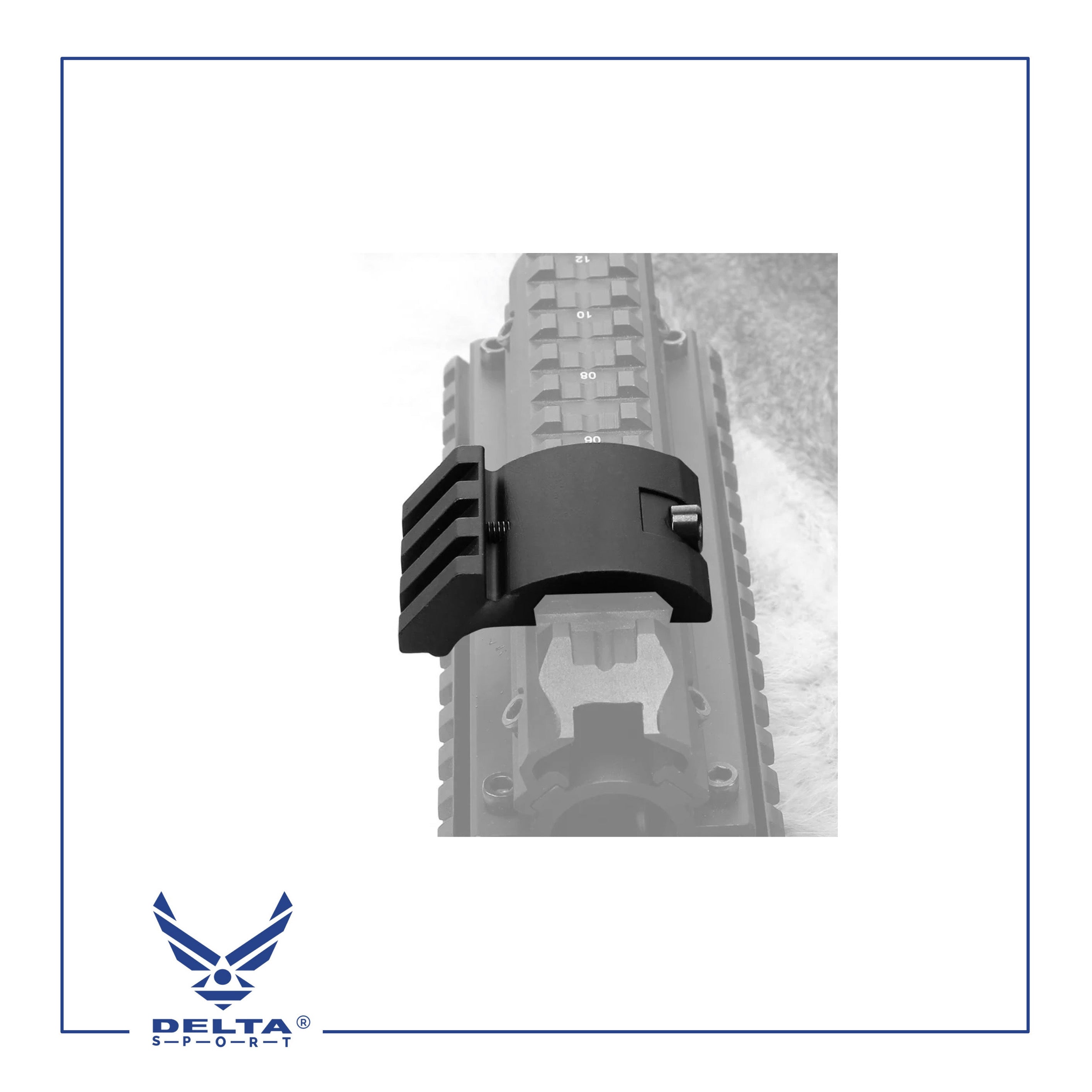 🔹Low Profile Offset Picatinny Rail Mount
For Red Dot Sights, Magnifiers & Flashlights.