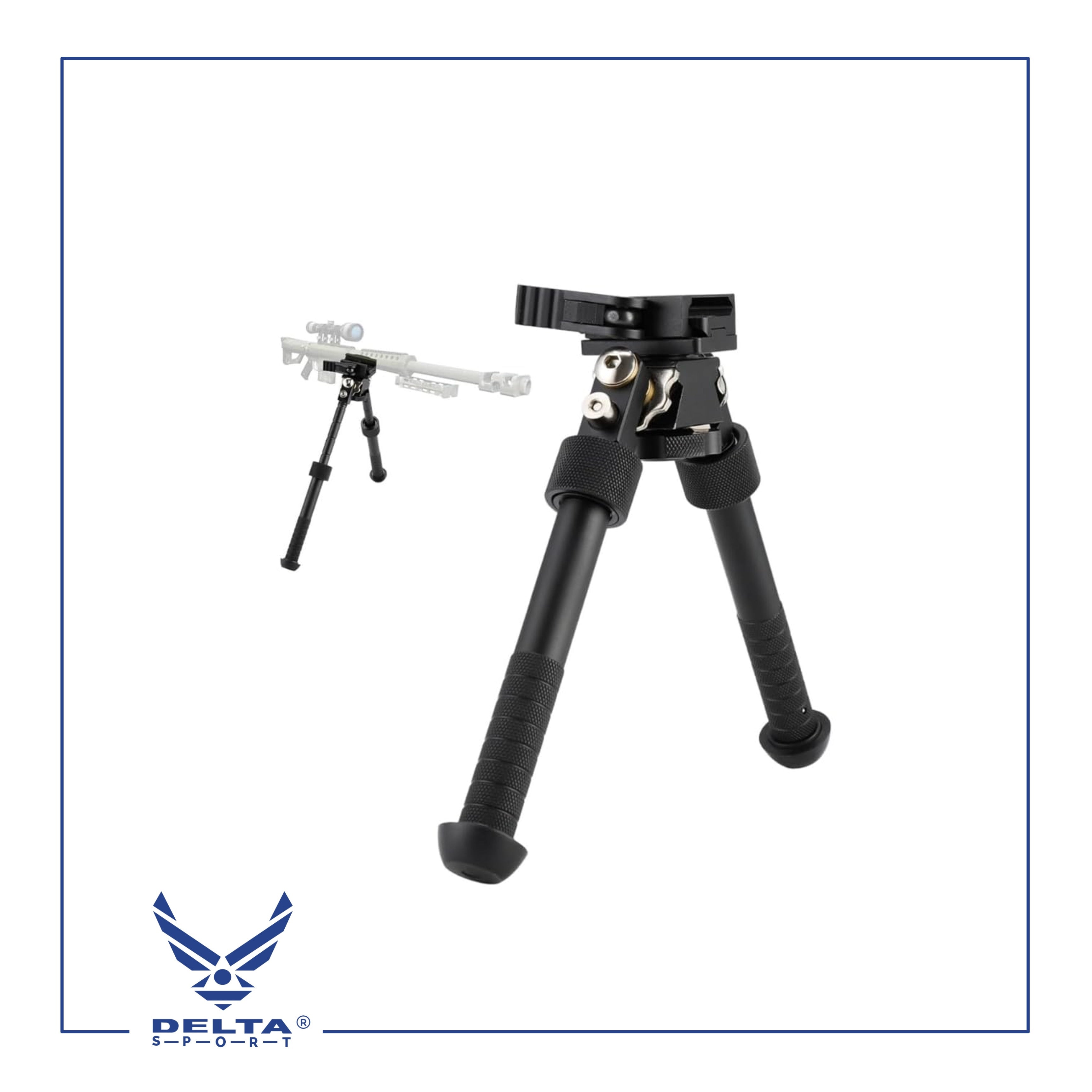 🔹Adjustable Tactical Bipod Picatinny Rail.