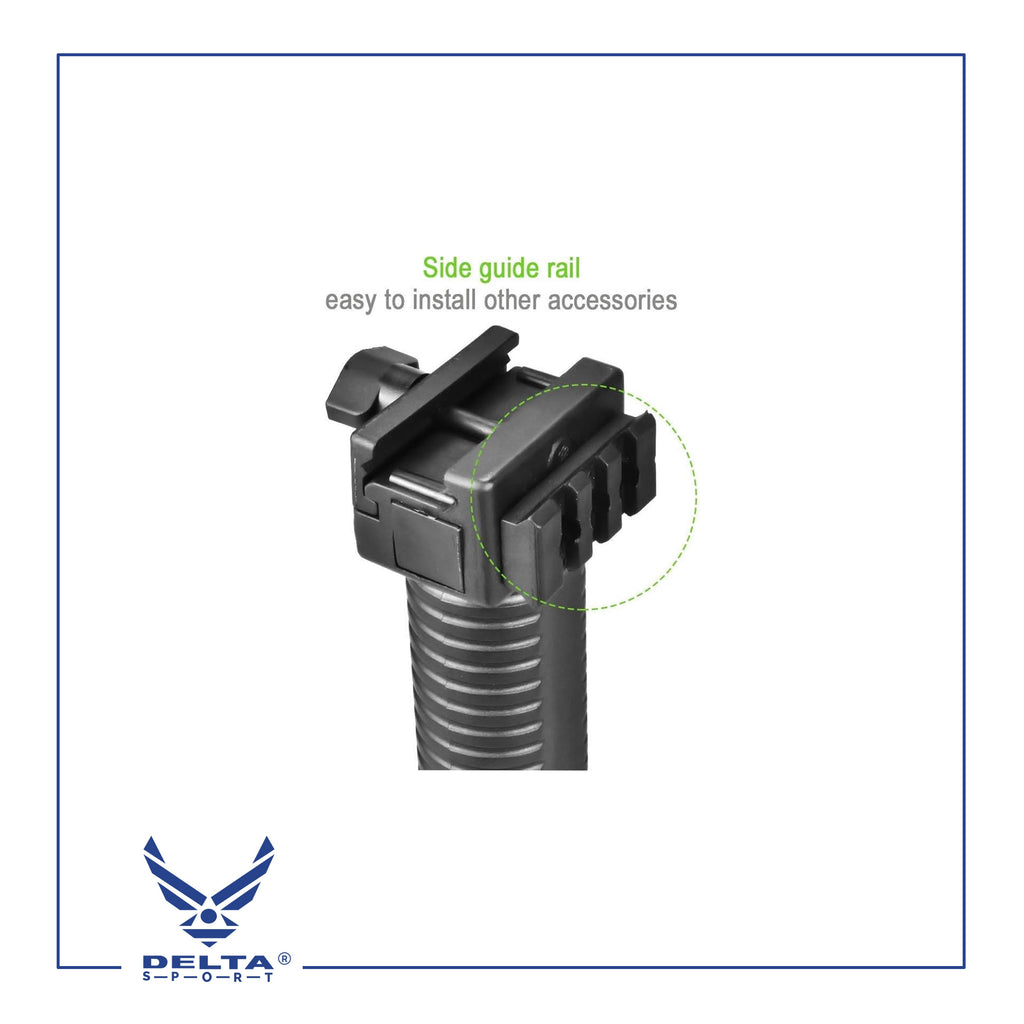 🔹Tactical Retractable Bipod Grip.