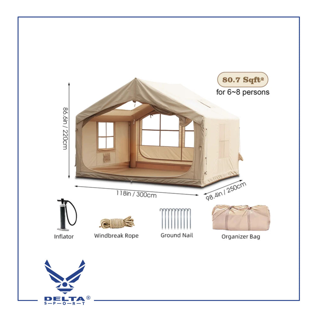 🔹Inflatable Tent 7.5m² SX-ZP7.5.