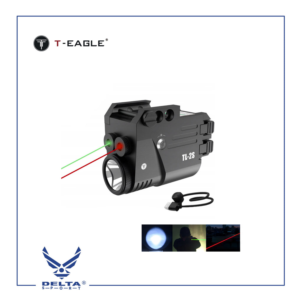 🔹T-EAGLE TL-2S Flashlight With Laser.