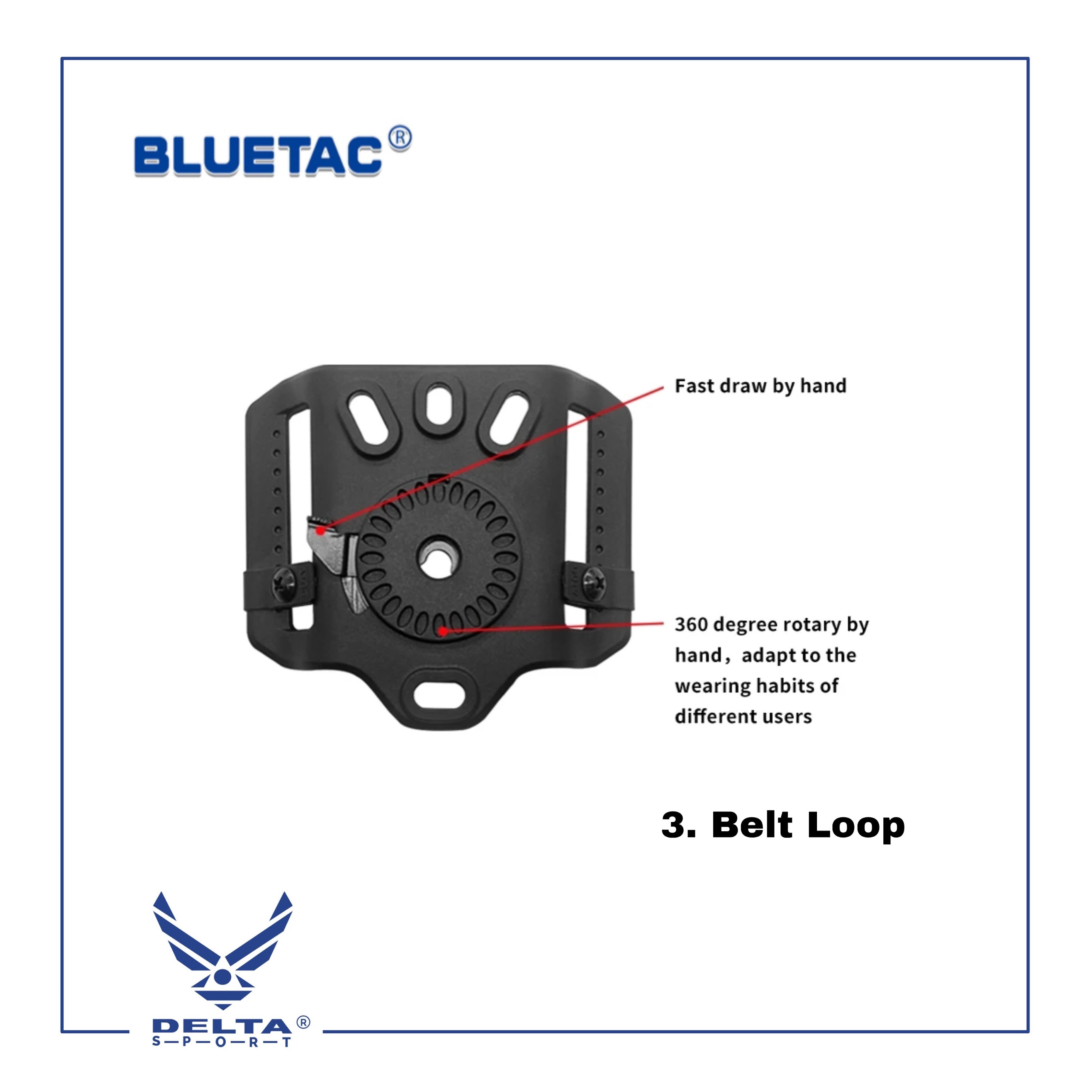 🔹Bluetac ® Quick Release OWB.