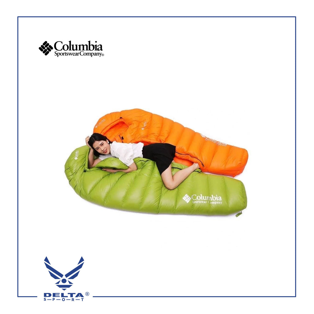 🔹Columbia MUMMY sleeping bag Lightweight and Portable for Camping, Hiking & Outdoor Use.