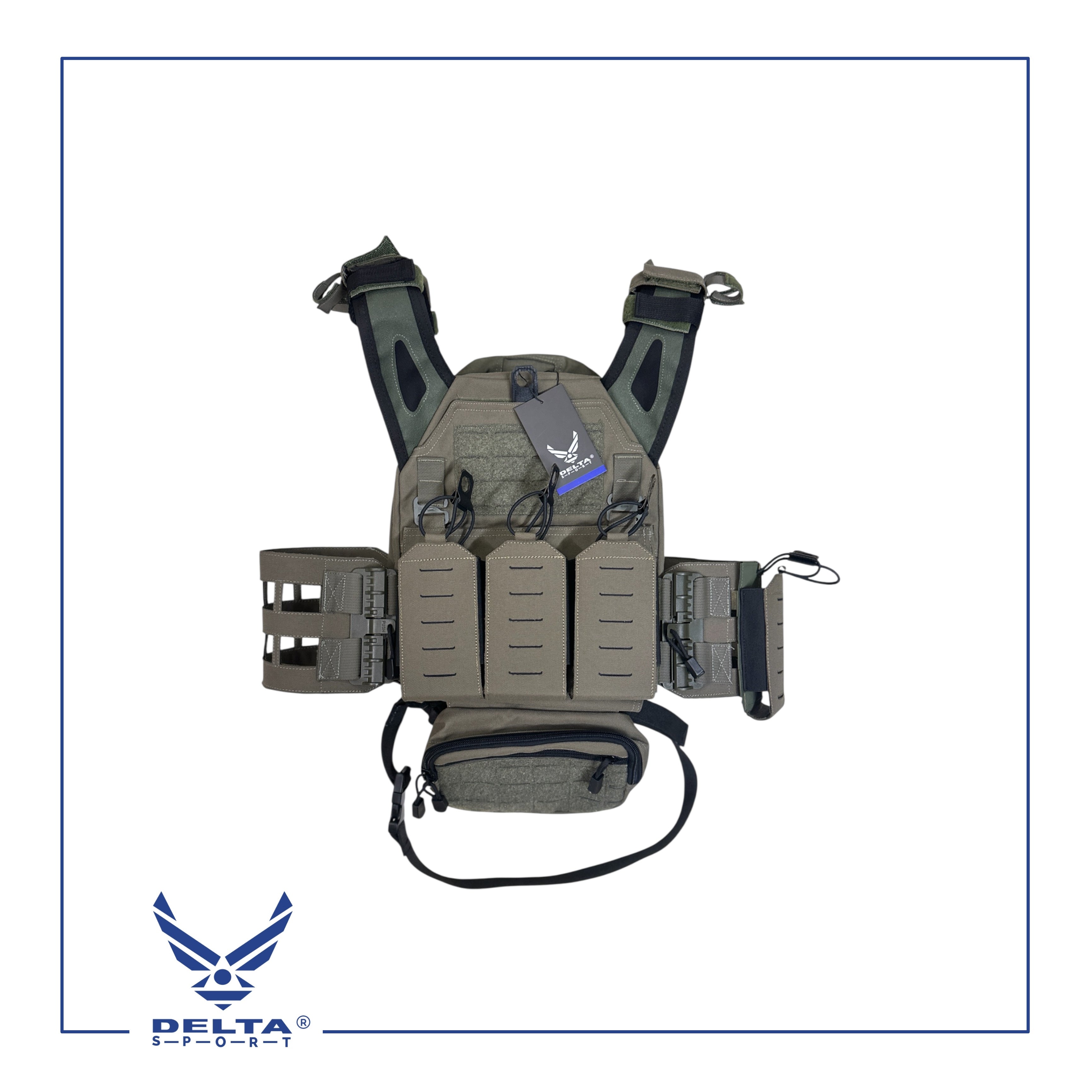 🔹Warrior Laser Cut Plate Carrier V4 – With Assault Backpack.