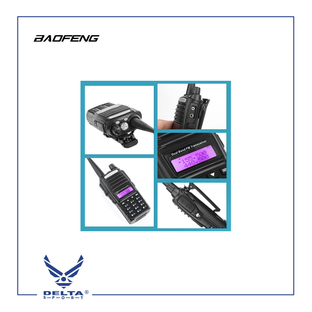 🔹BAOFENG UV-82 (BF112) 8W Two Way Radio UHF VHF Dual-Band Walkie Talkie.