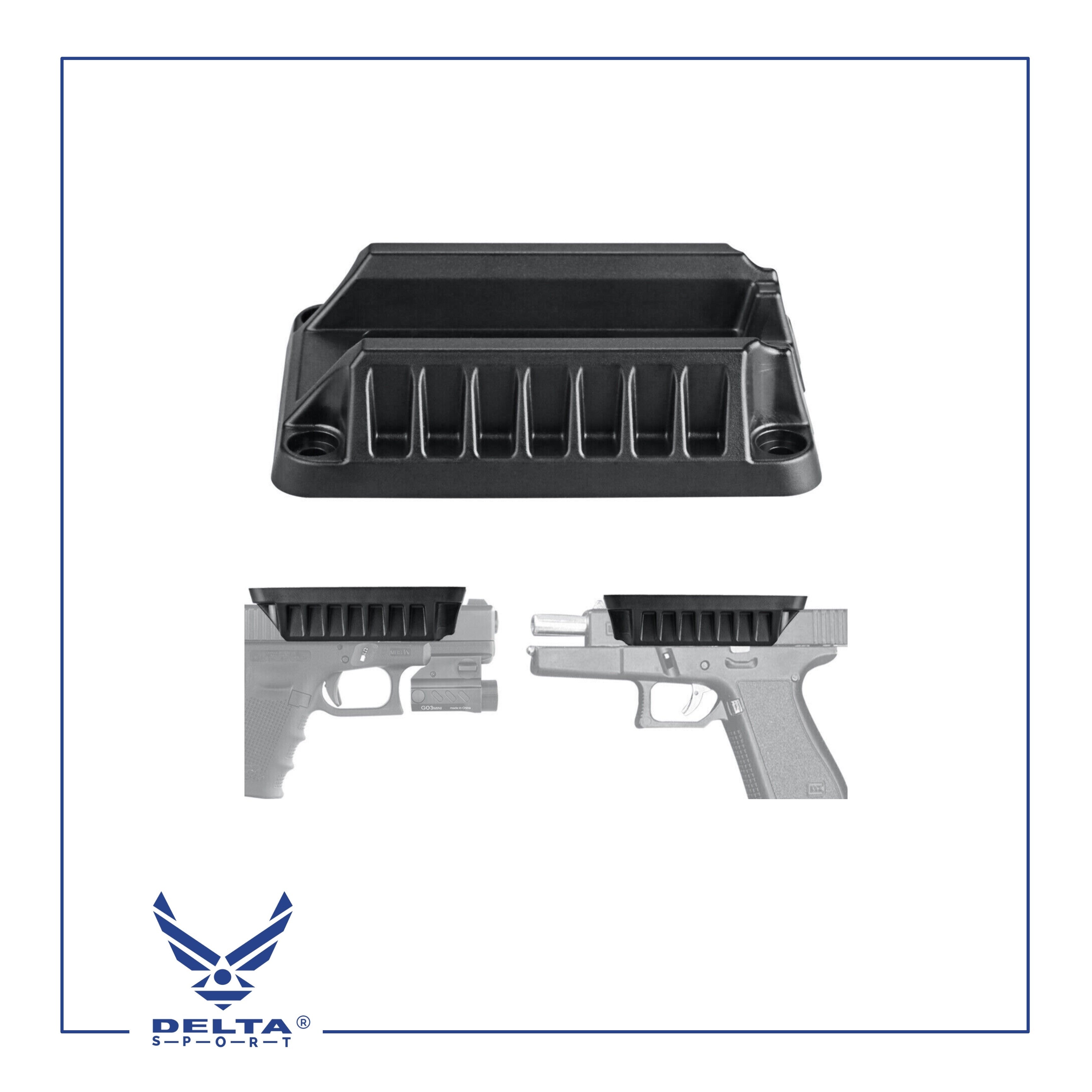 🔹Magnetic Handgun Mount with Auto Loader.