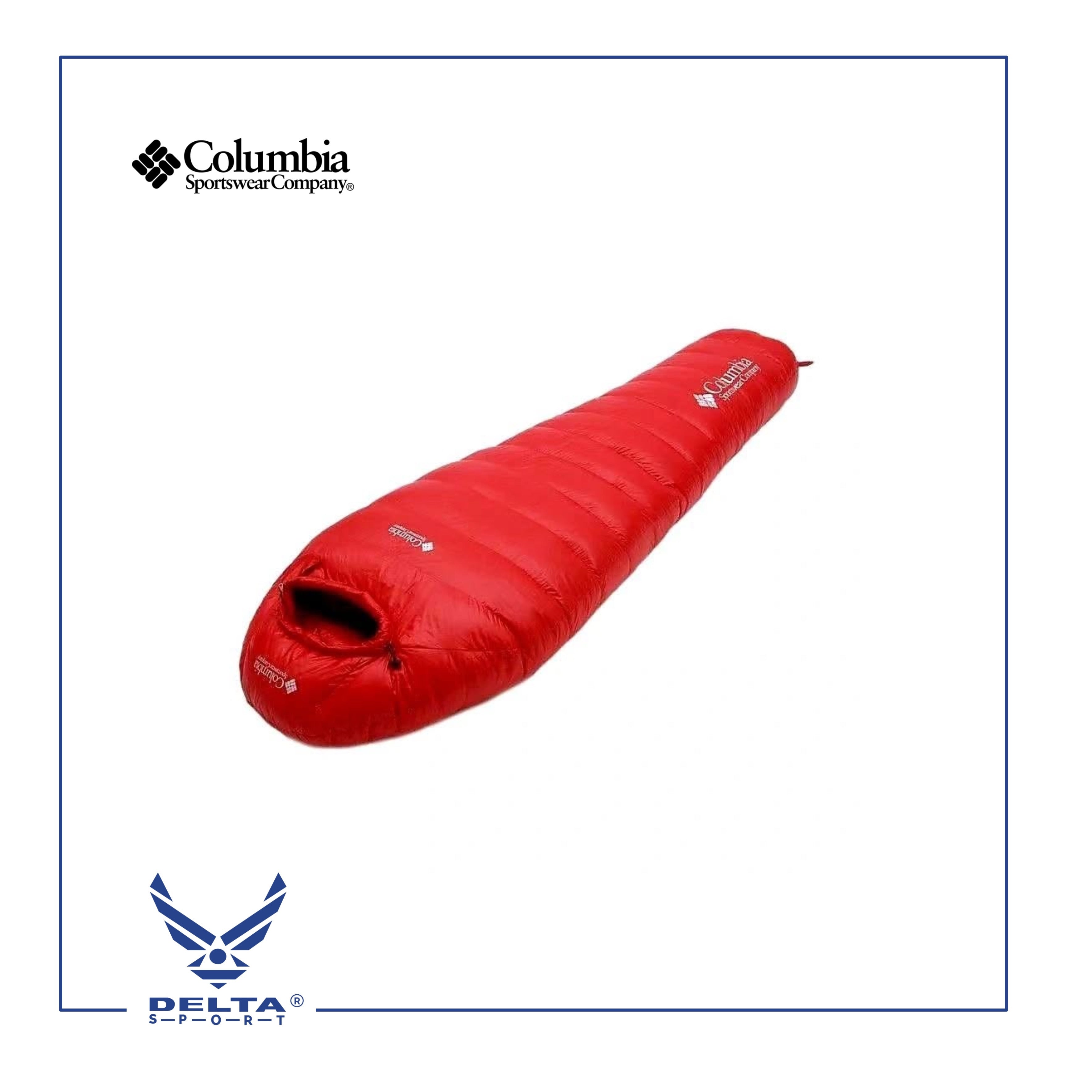🔹Columbia MUMMY sleeping bag Lightweight and Portable for Camping, Hiking & Outdoor Use.