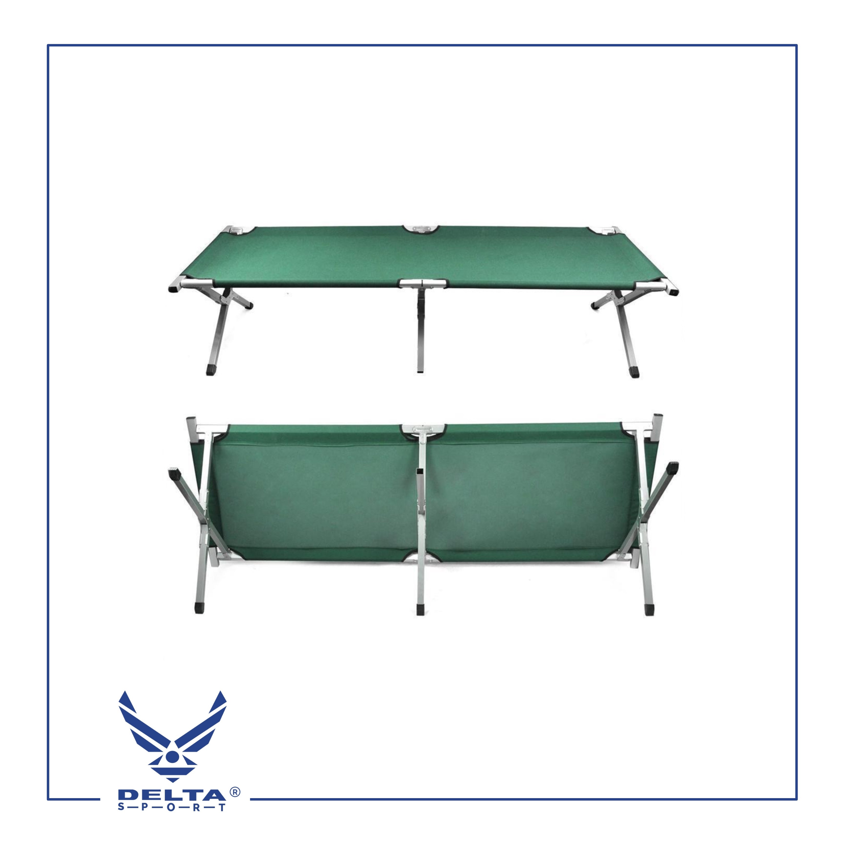🔹Portable Folding Camping Bed.