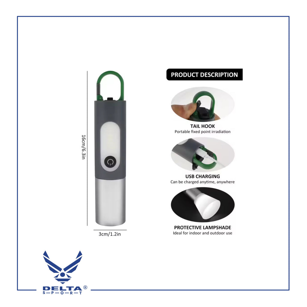 🔹Telescopic Camping Flashlight & Lantern.
