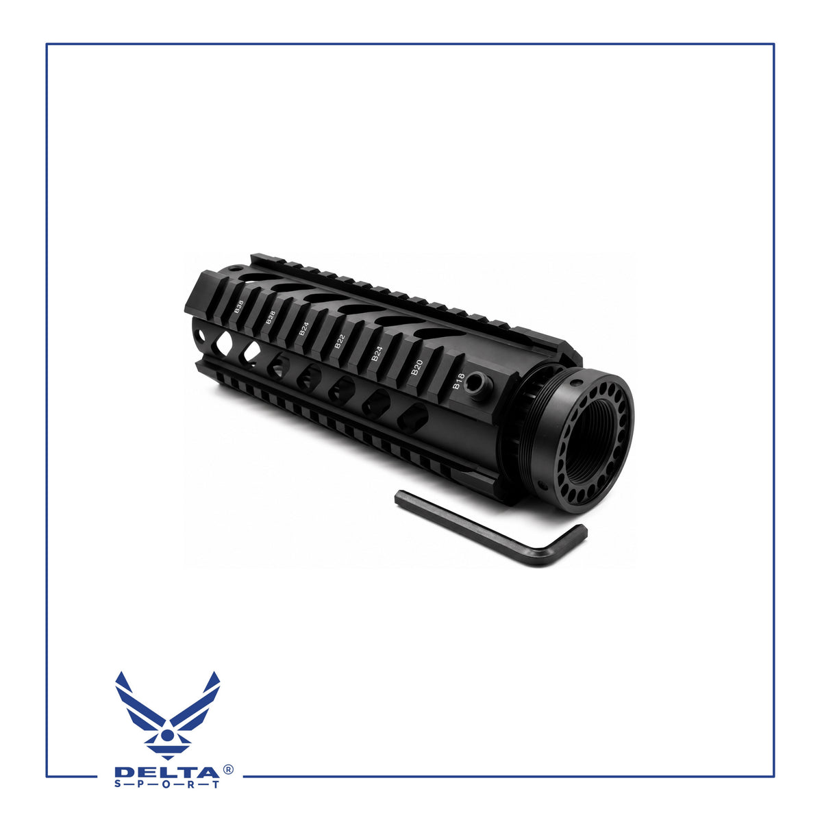🔹AR-15 / M16 7” Quad Rail Handguard.