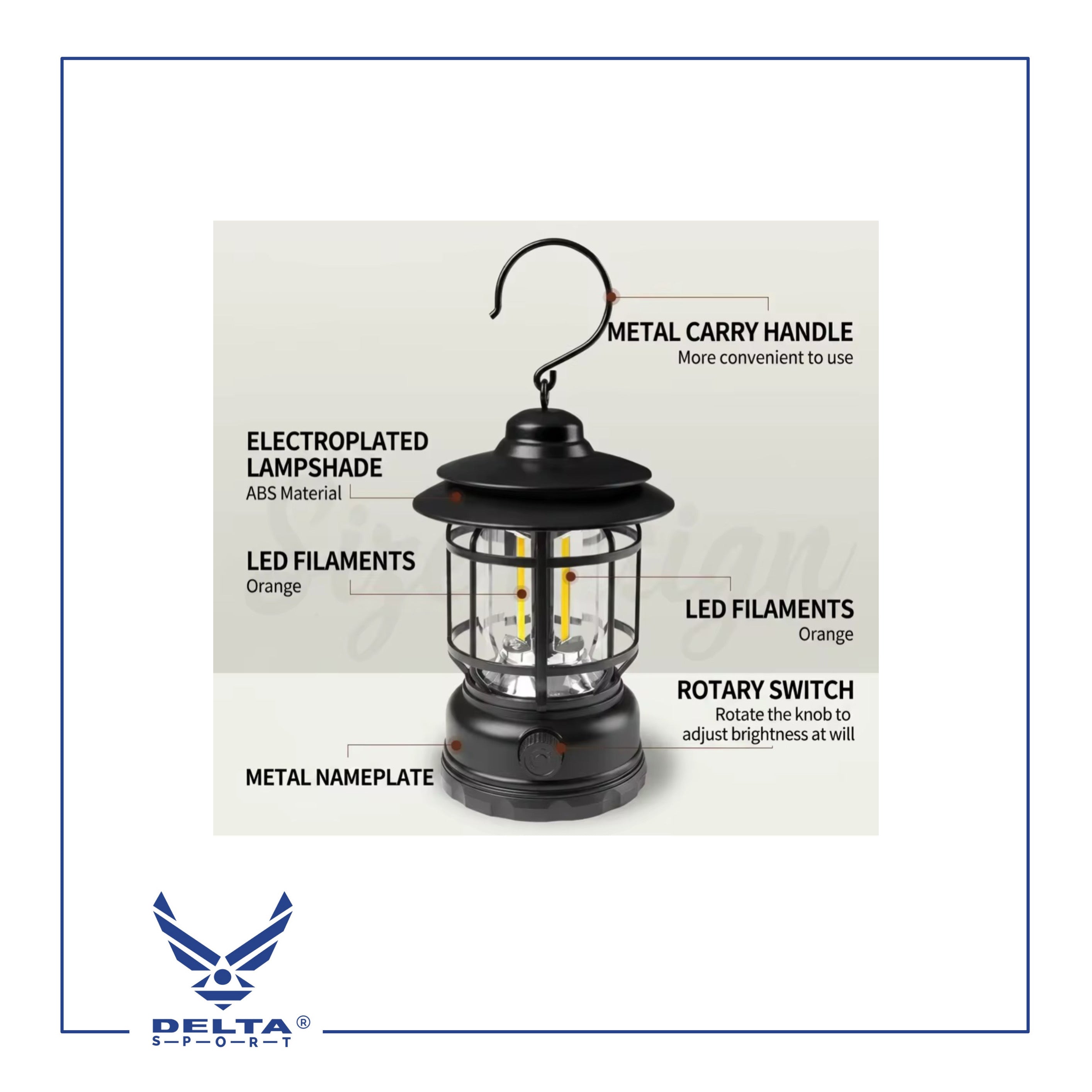 🔹Camping Lamp GB-22.