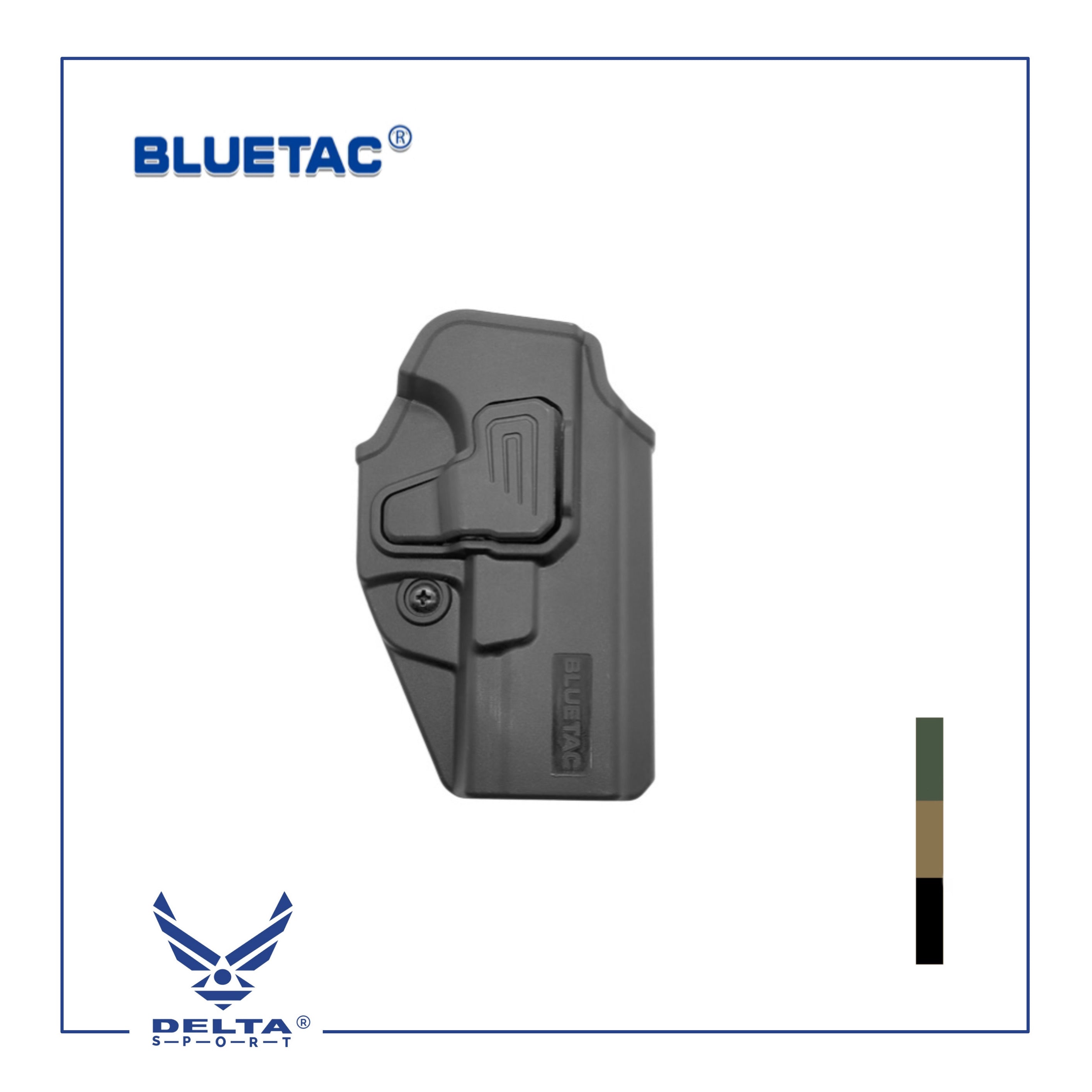 🔹BLUETAC® Polymer OWB Holster-GLOCK 17/19 W/BELT Clip.