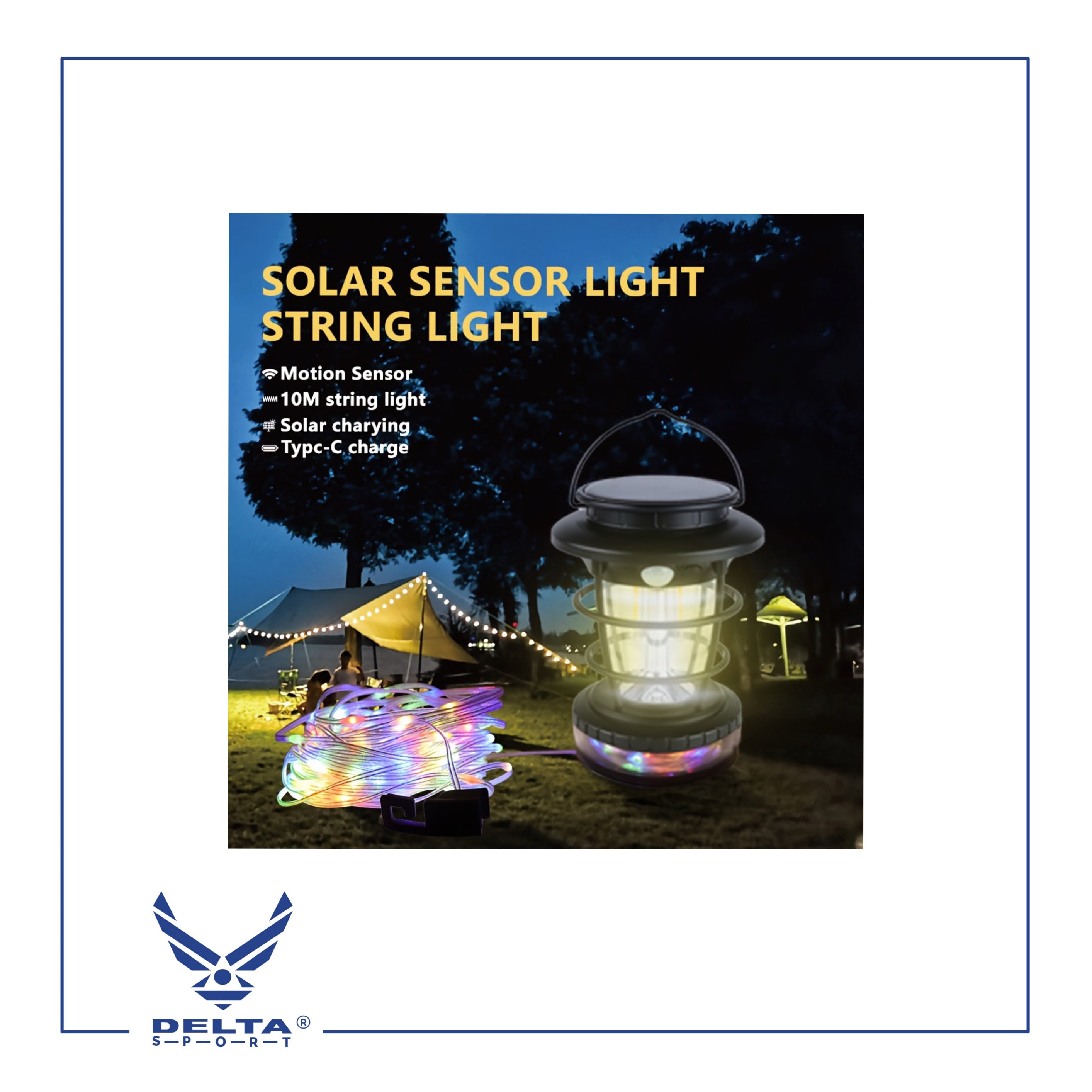 🔹HOP-8819 Solar Sensor Light & String Light.