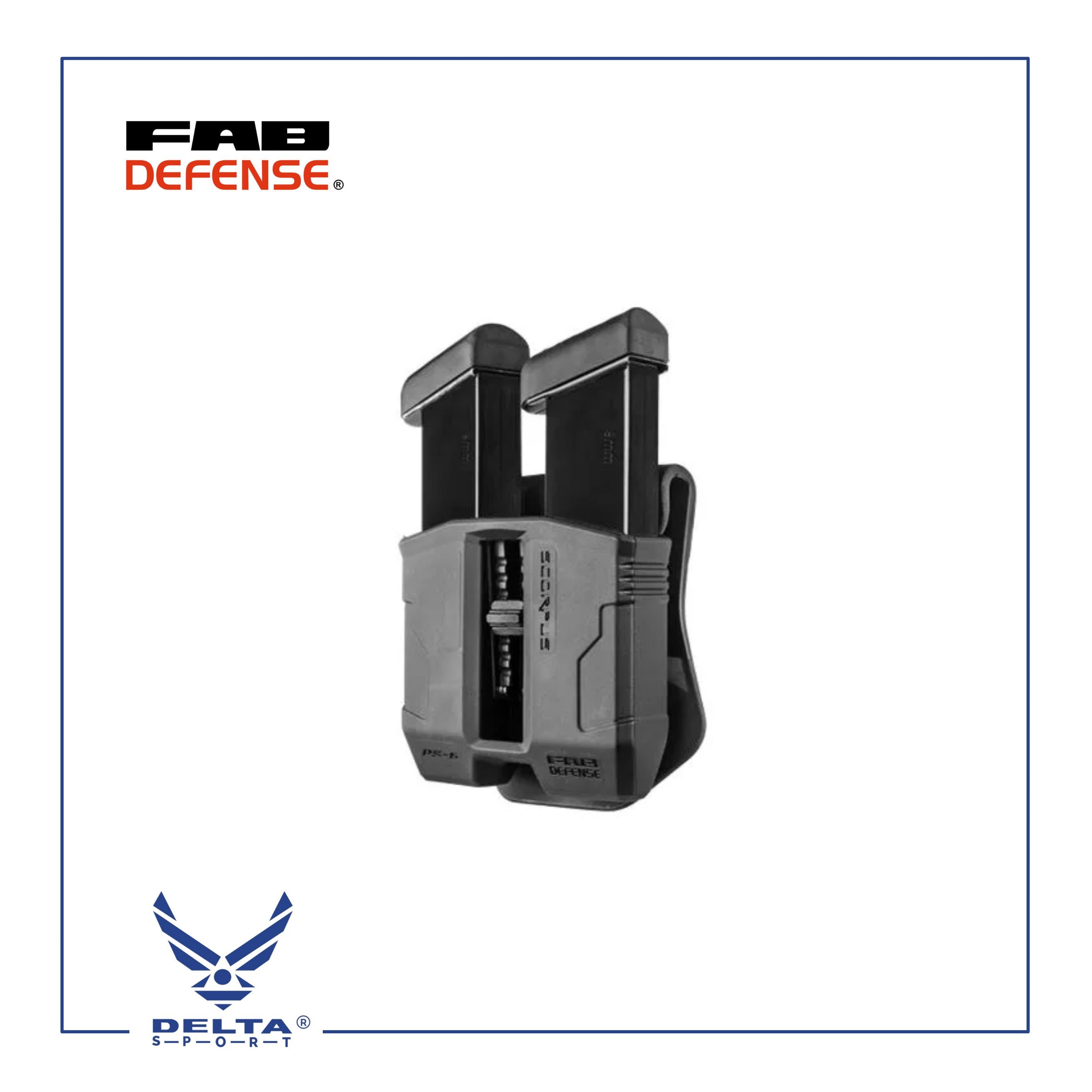 🔹FAB Defense 9mm UNIVERSAL Magazine Pouch.