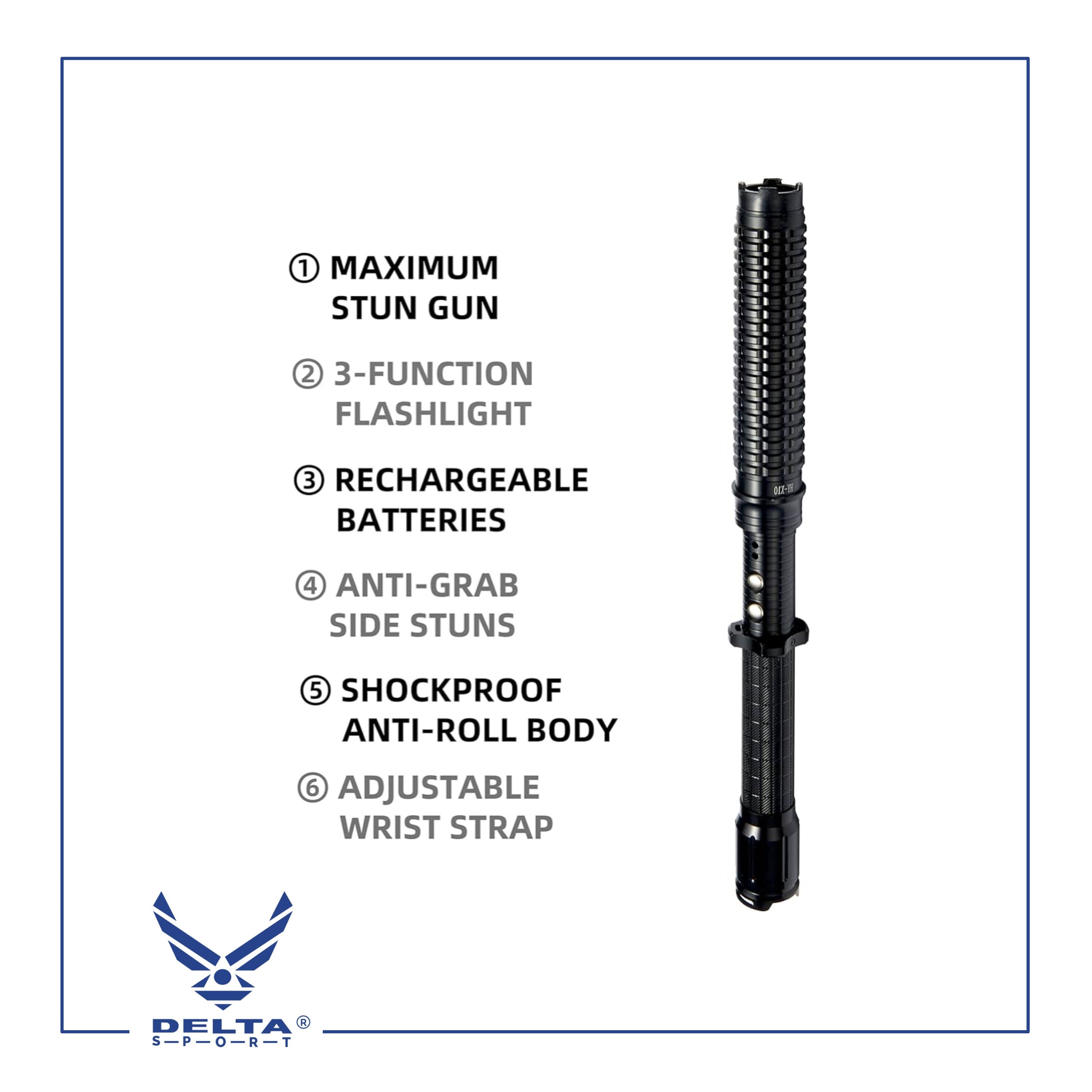 🔹HY-X10 Electric Stun Flashlight.