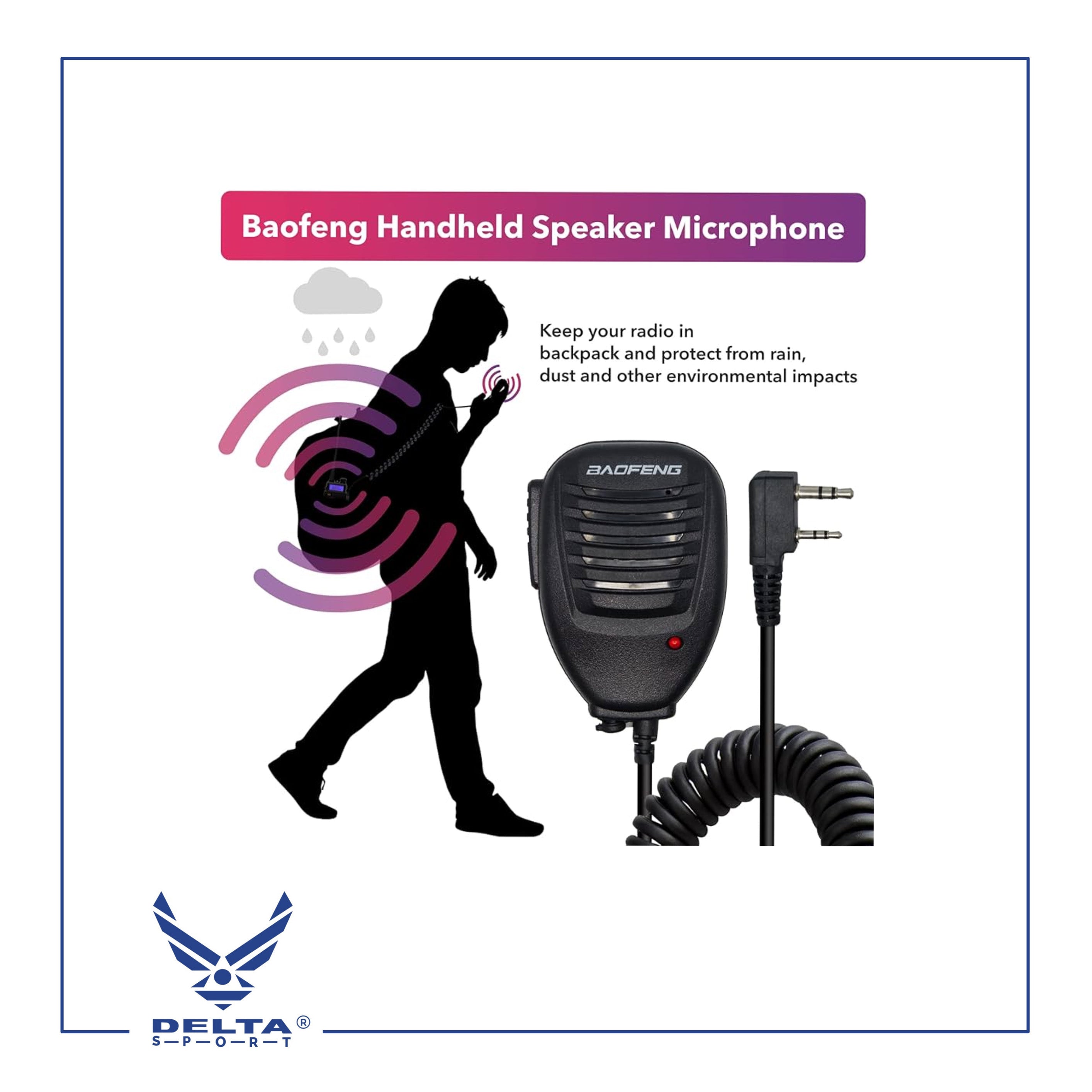 🔹Baofeng BF201 - Mic Speaker.