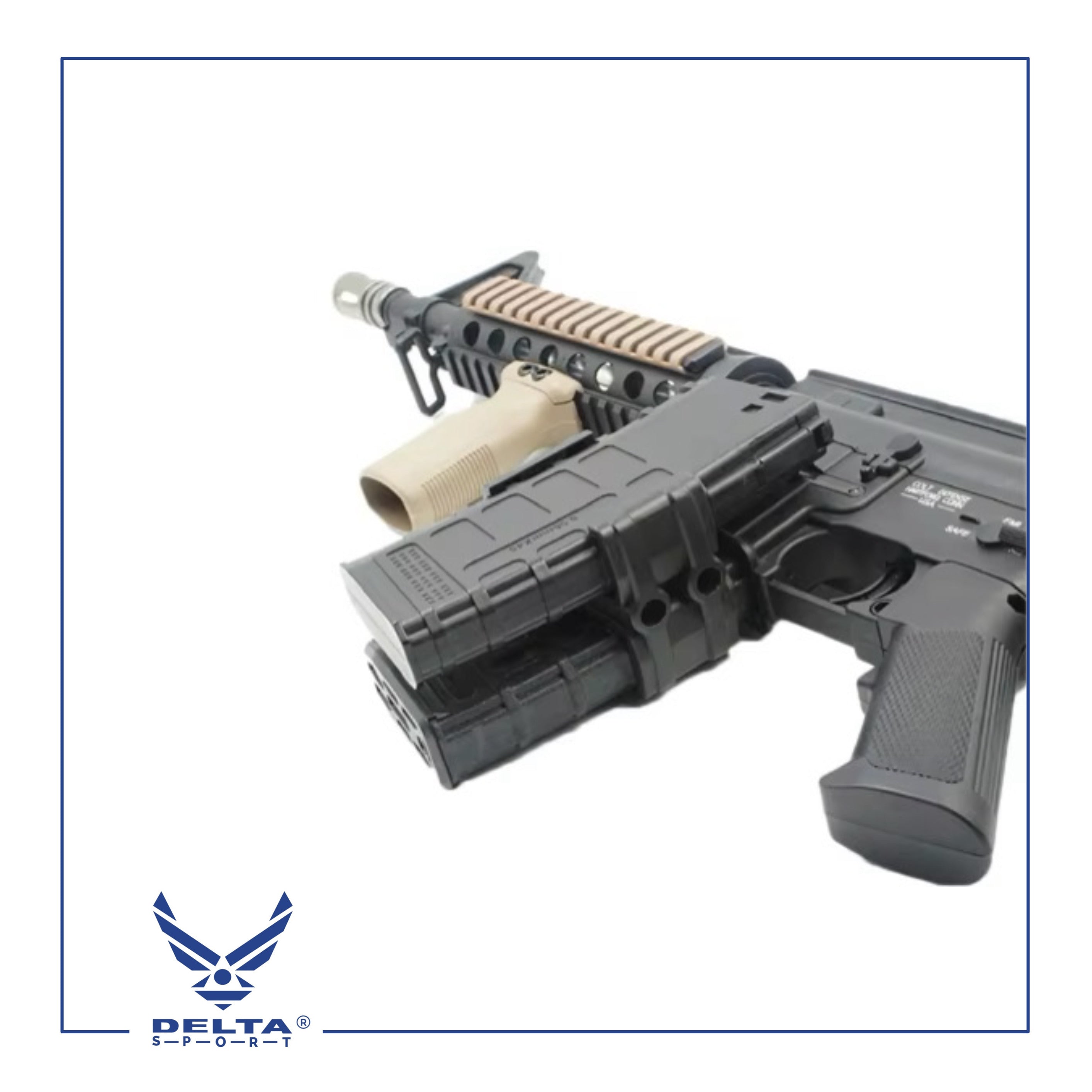🔹Universal Clip Rifle Dual Parallel Magazine for AK AR15 M4.