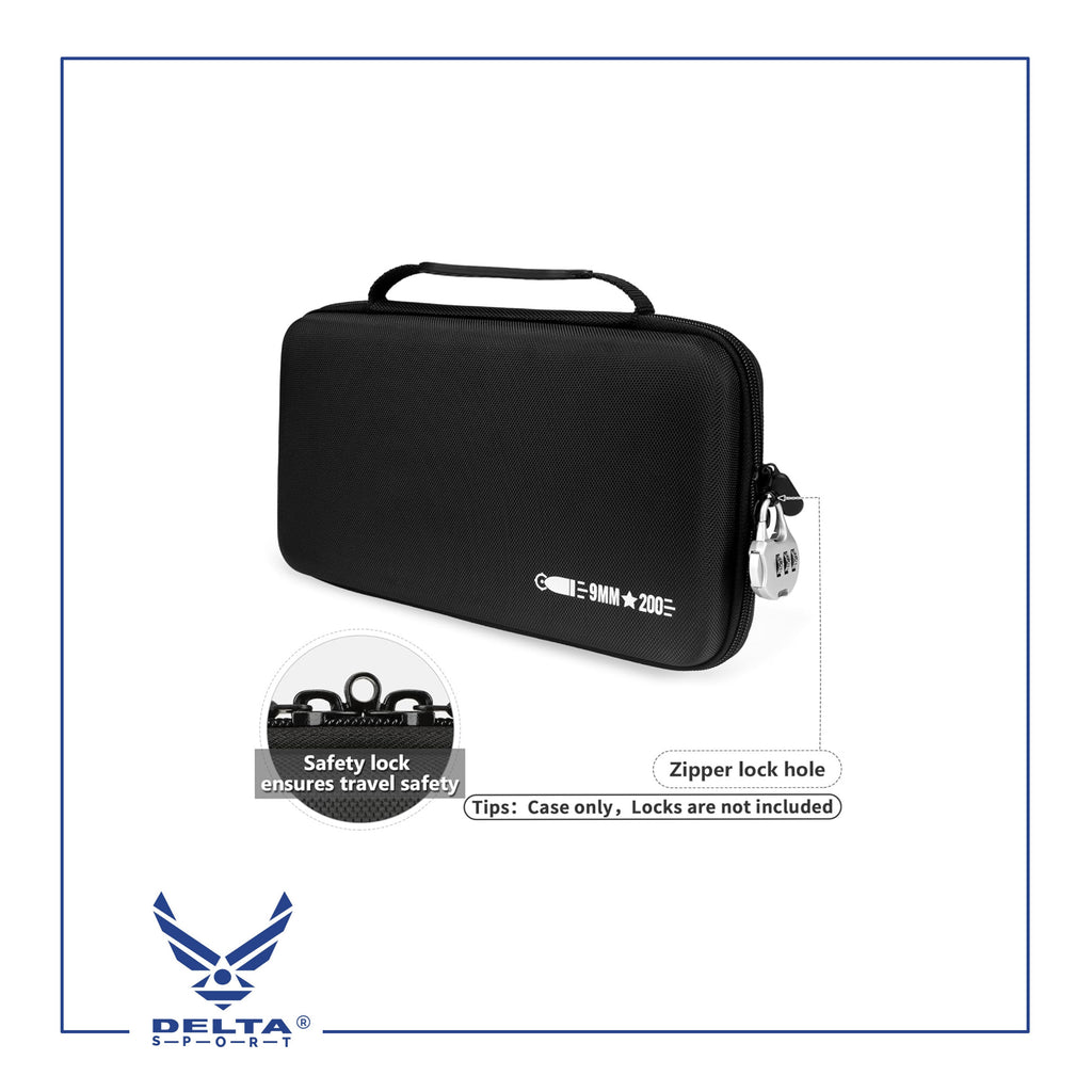 🔹9mm Storage Holder Case – 200 Round Capacity.