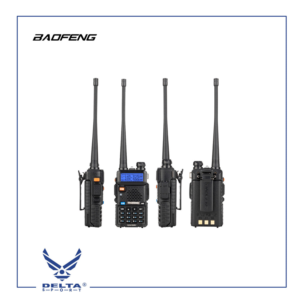 🔹BAOFENG UV-5R (BF113) 8W VHF UHF Dual-Band Walkie Talkies.