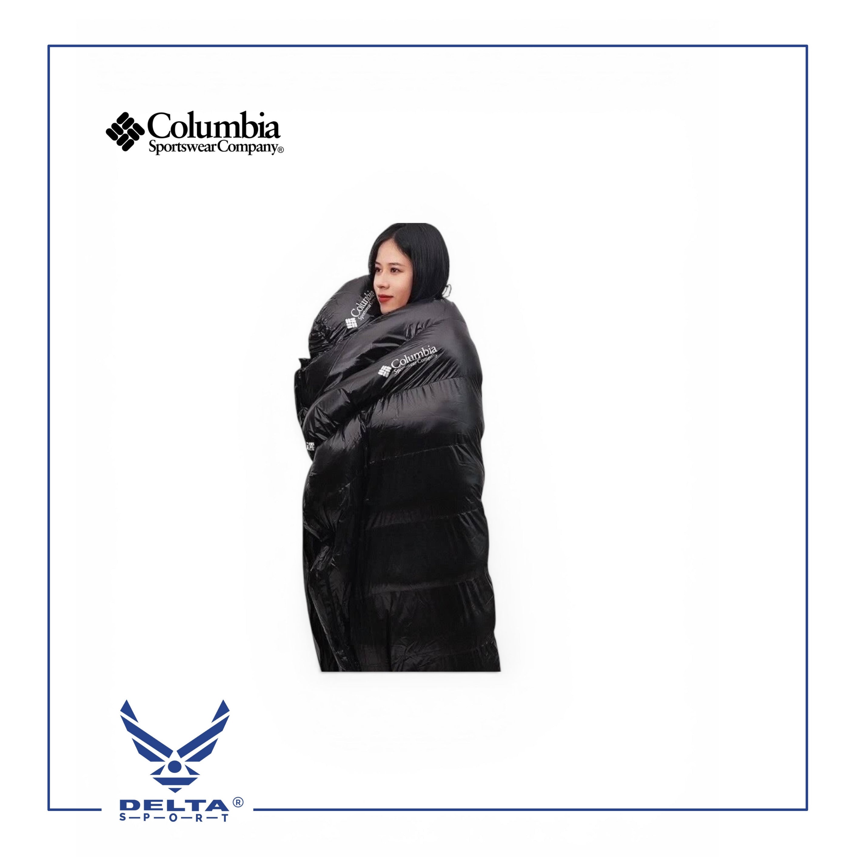 🔹Columbia MUMMY sleeping bag Lightweight and Portable for Camping, Hiking & Outdoor Use.