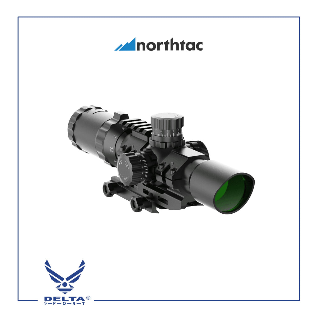 🔹Northtac ASSAULT OPTIC 1-4X28 LPVO RIFLESCOPE.