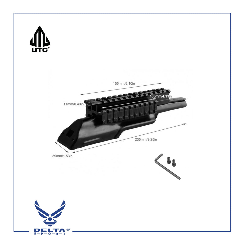 🔹AK Tri-Rail Dust Cover Mount System For AK47 / AK74 / AKM.