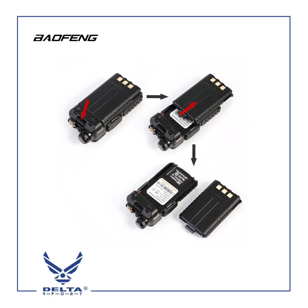 🔹BAOFENG UV-5R (BF113) 8W VHF UHF Dual-Band Walkie Talkies.