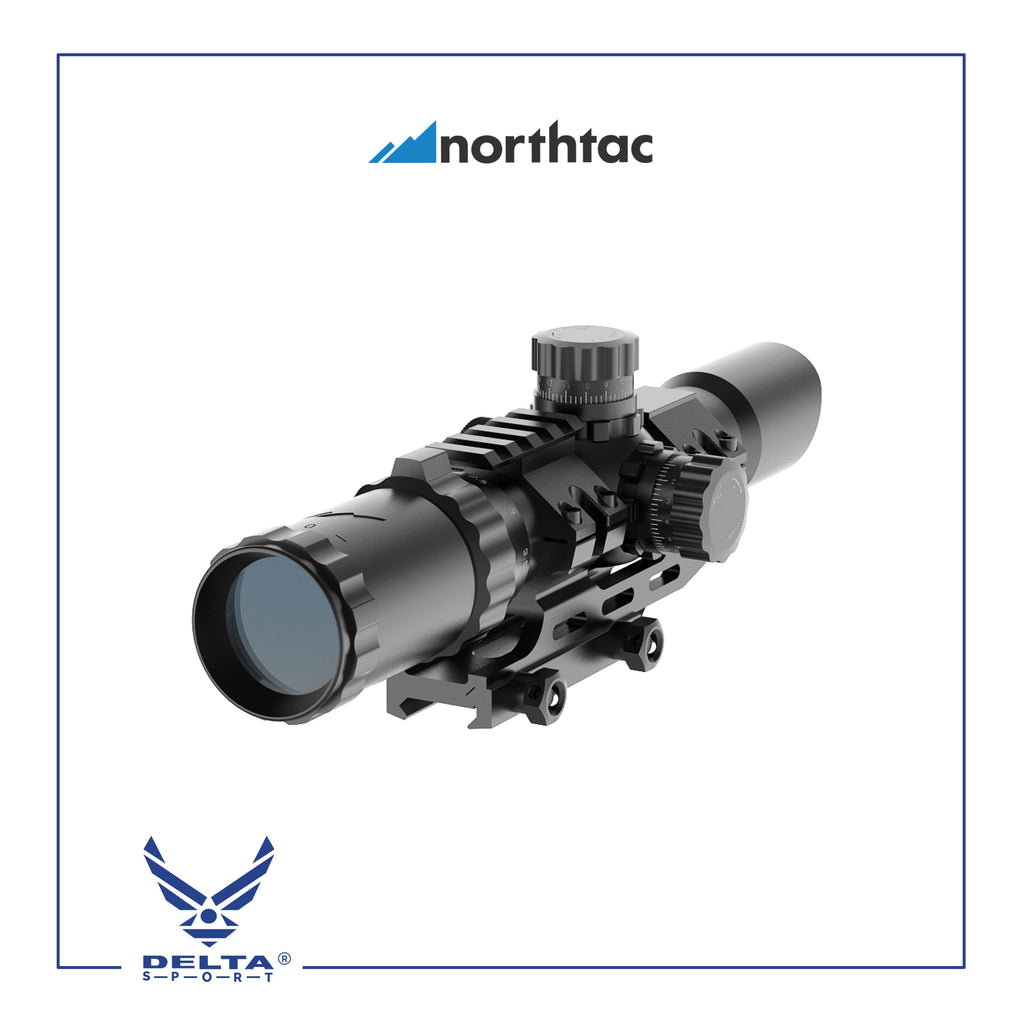 🔹Northtac ASSAULT OPTIC 1-4X28 LPVO RIFLESCOPE.
