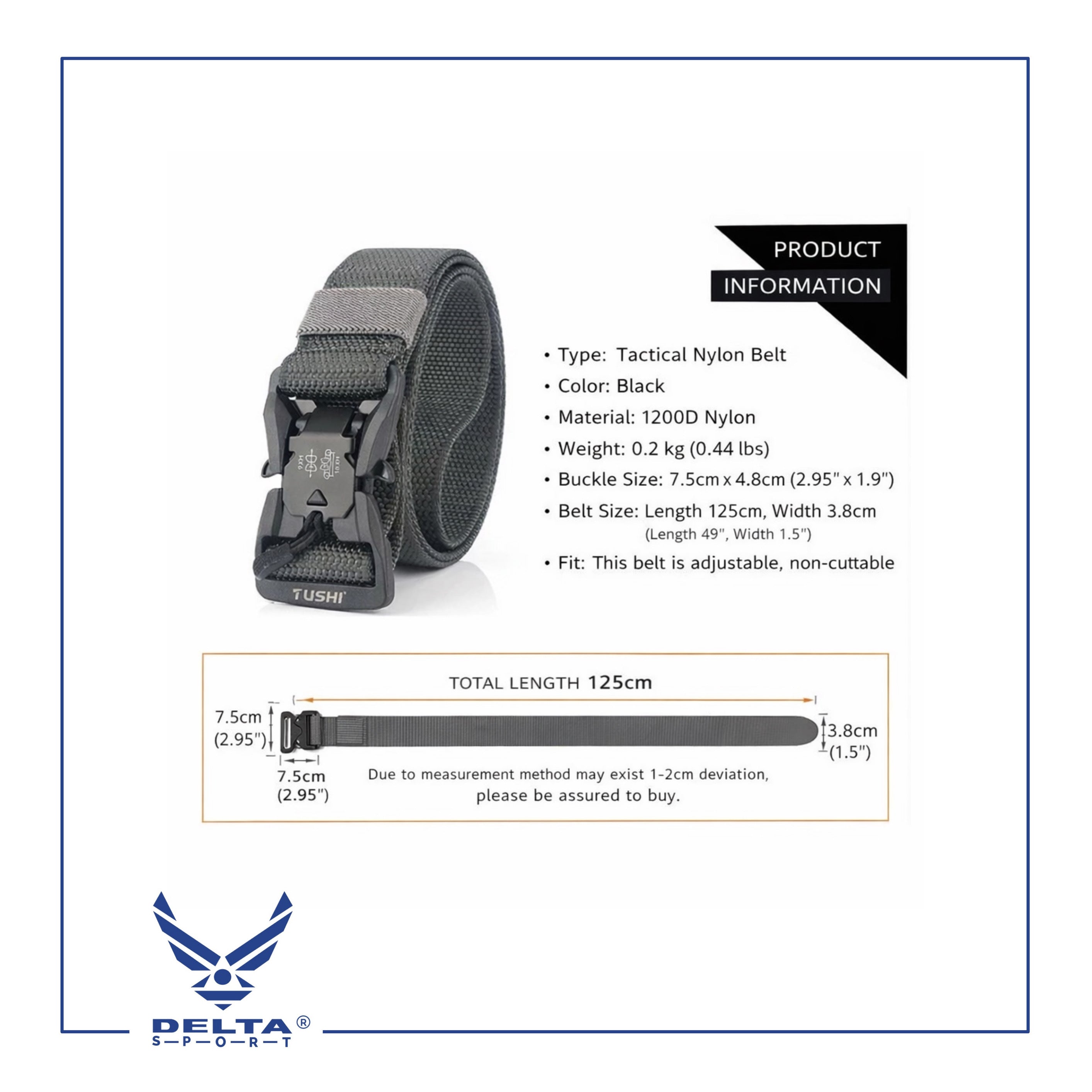 🔹TUSHI Magnetic Tactical Belt.