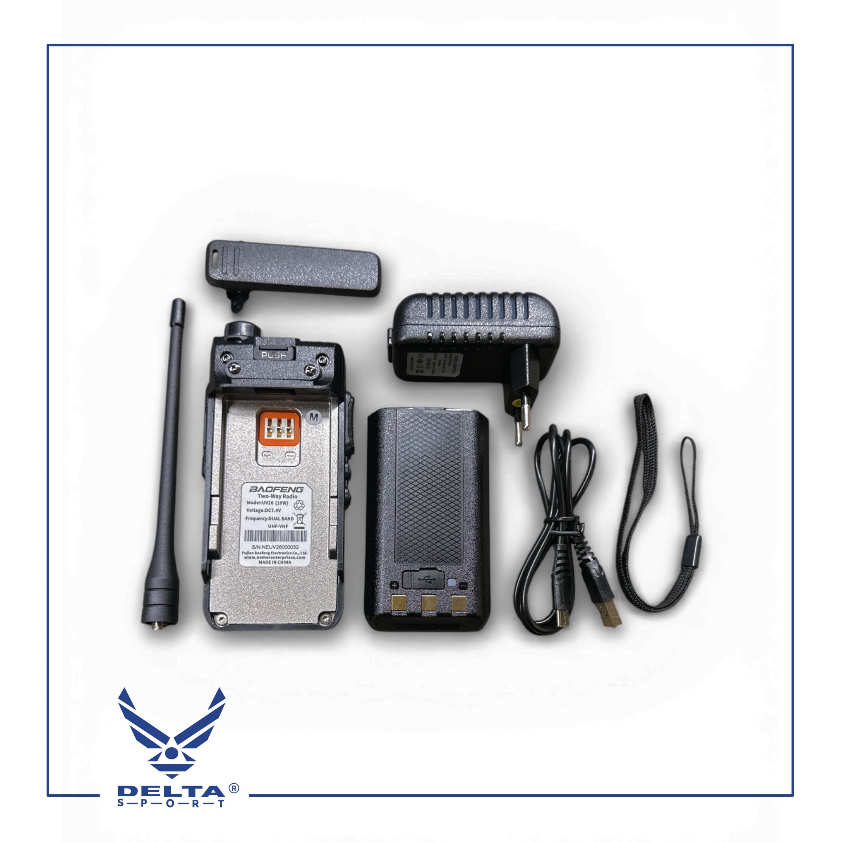 🔹Baofeng UV-26 / 10W.