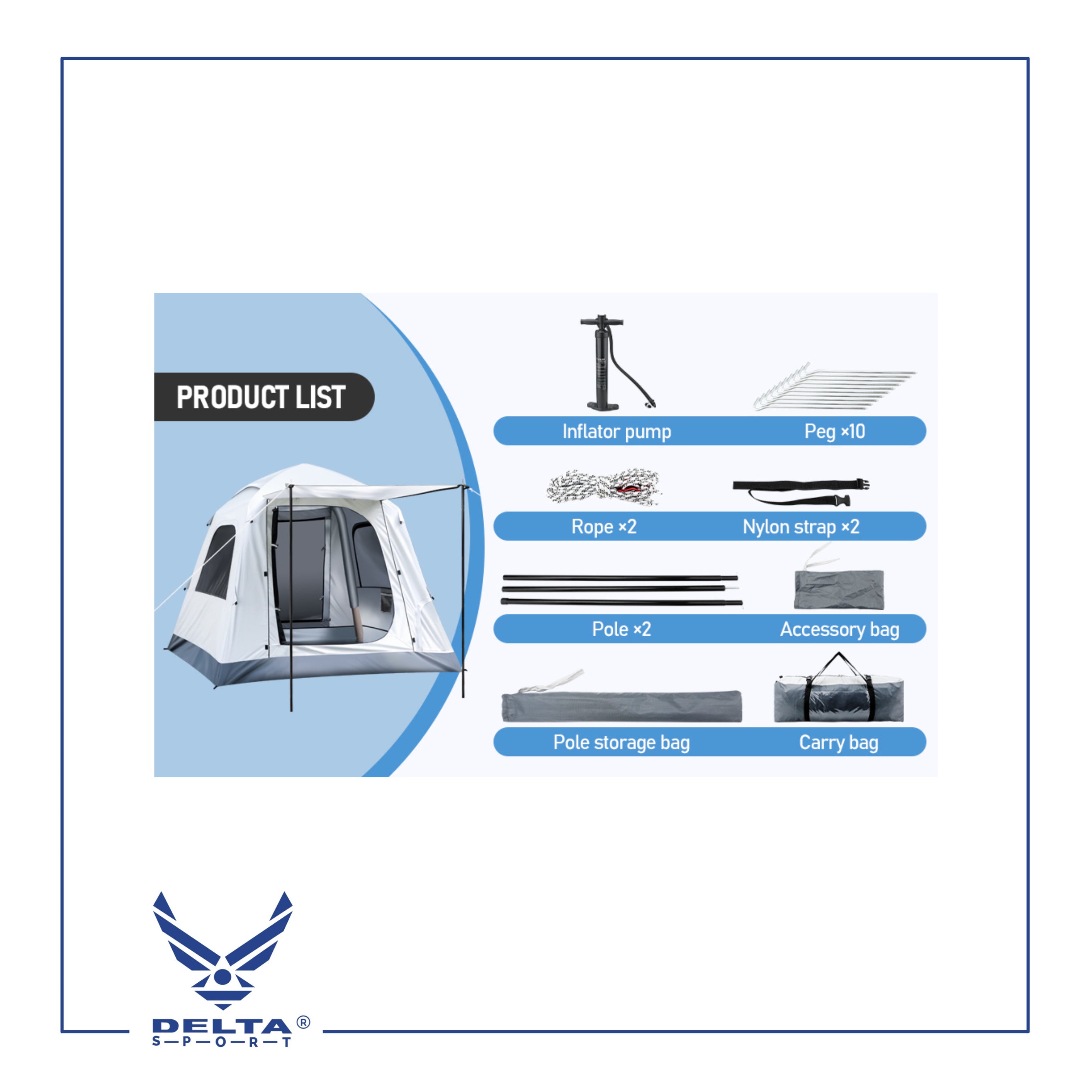🔹Automatic Inflatable Tent SZ-WHK045.