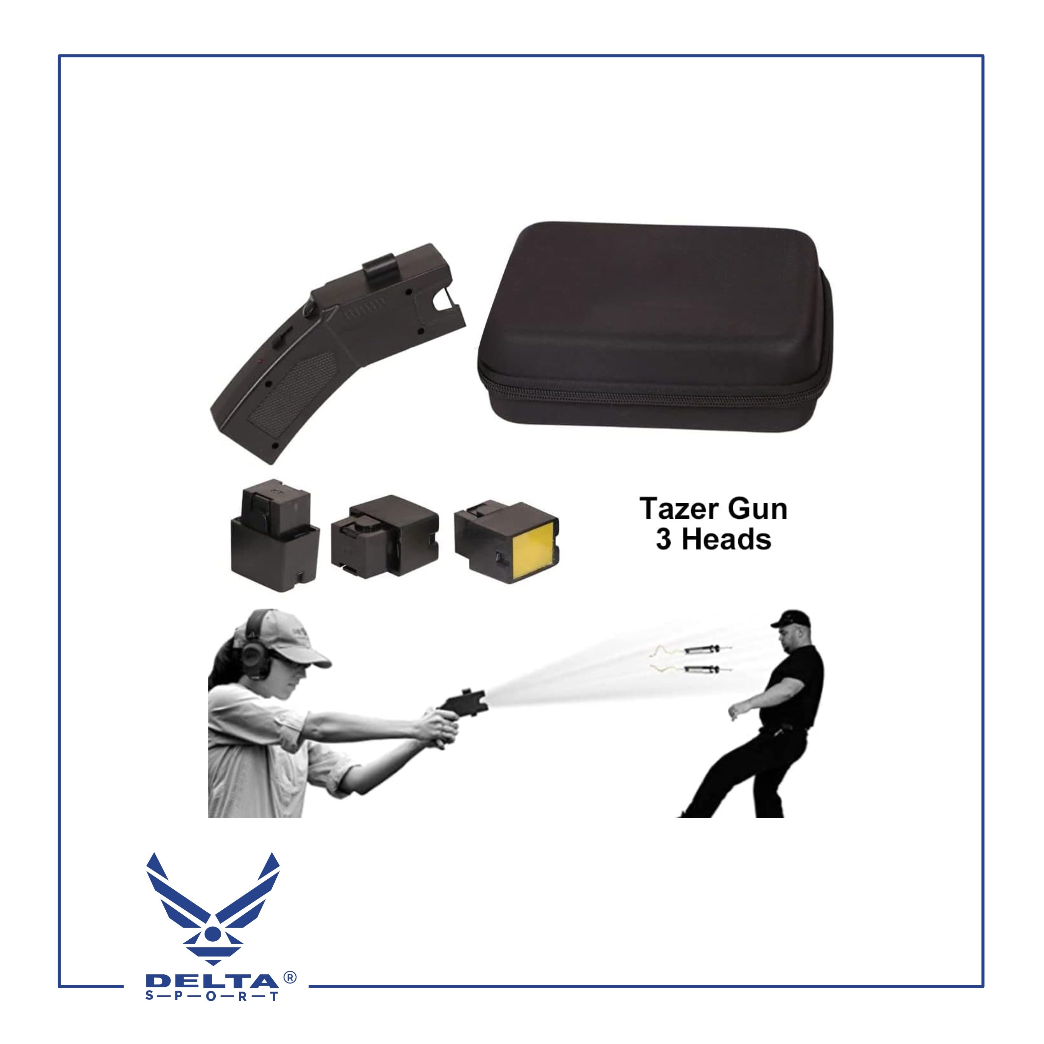 🔹Heavy Duty Stun Gun - Safety Remote Electric Shock Stun Gun For Self Detense.
