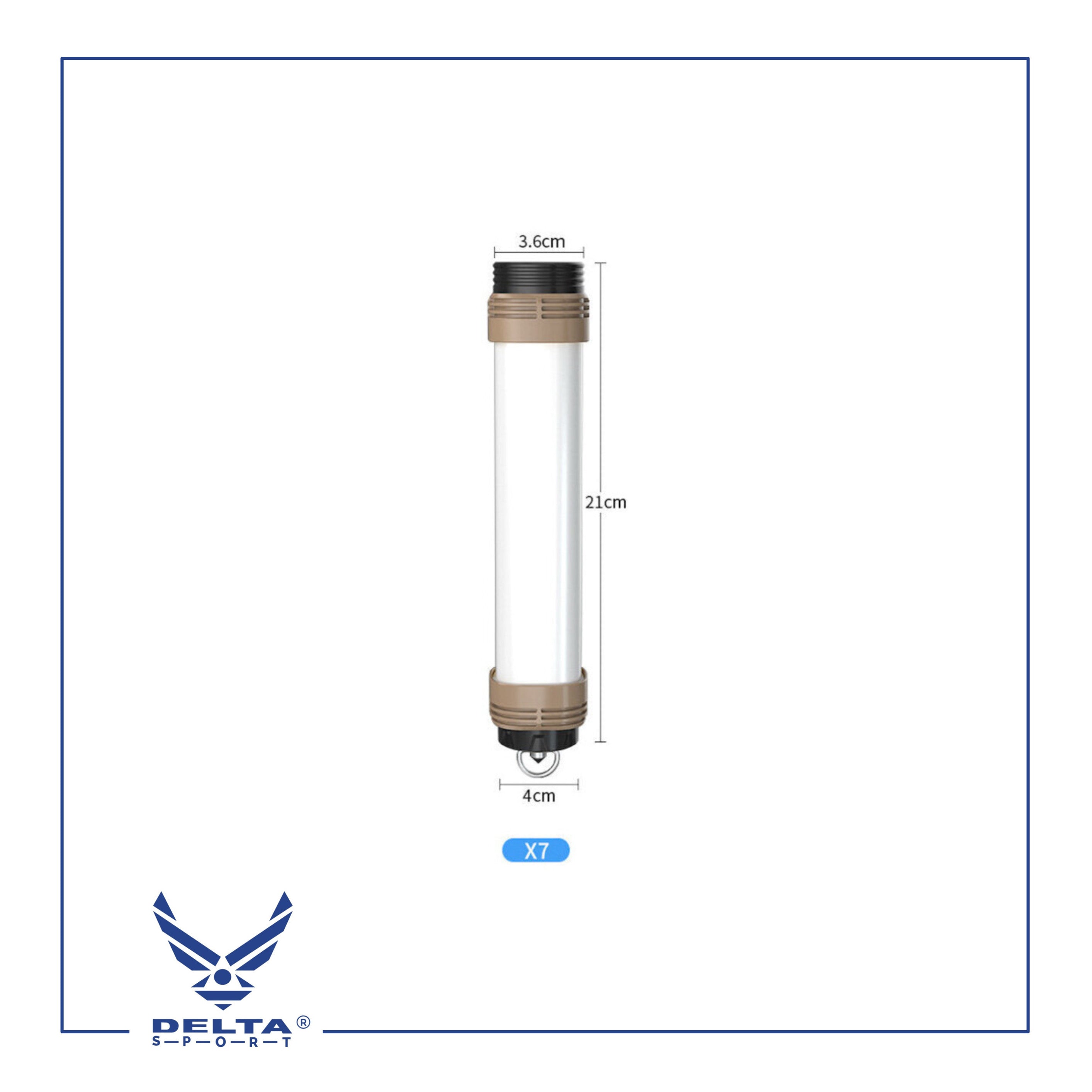 🔹Rechargeable Functional Flashlight X7-60B (21cm).