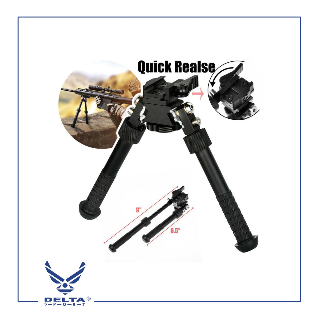 🔹Adjustable Tactical Bipod Picatinny Rail.