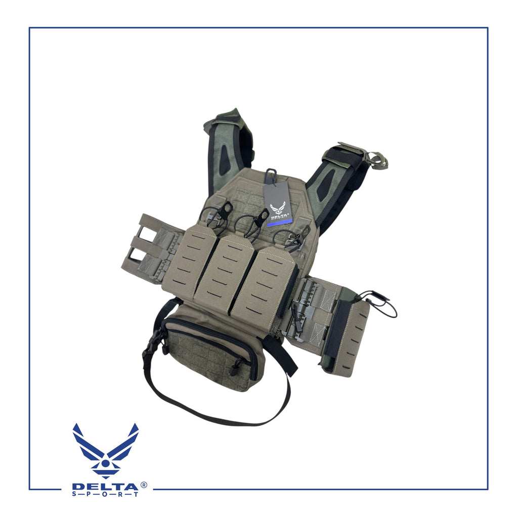 🔹Warrior Laser Cut Plate Carrier V4 – With Assault Backpack.