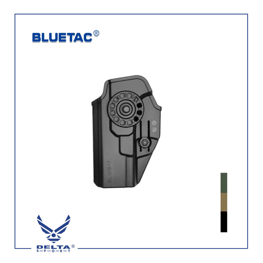 🔹BLUETAC® Polymer OWB Holster-GLOCK 17/19 W/BELT Clip.