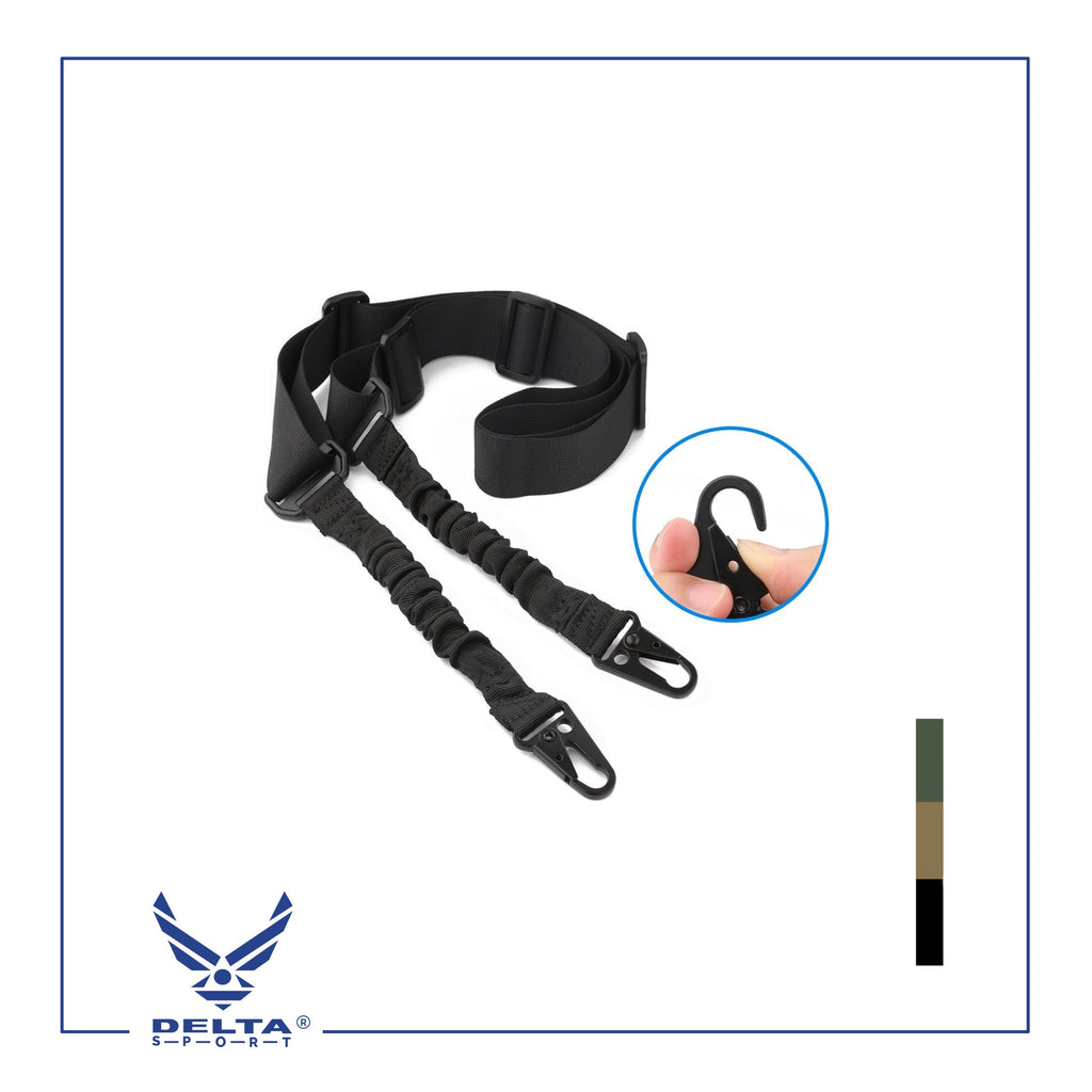🔹Adjustable 2 Two Point Tactical Rifle Sling Strap.