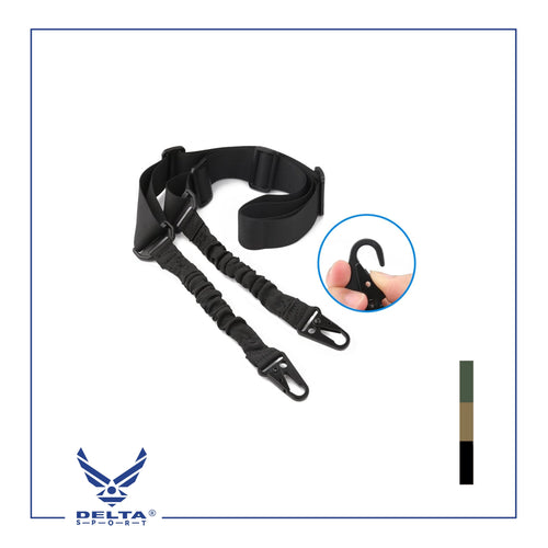 🔹Adjustable 2 Two Point Tactical Rifle Sling Strap.