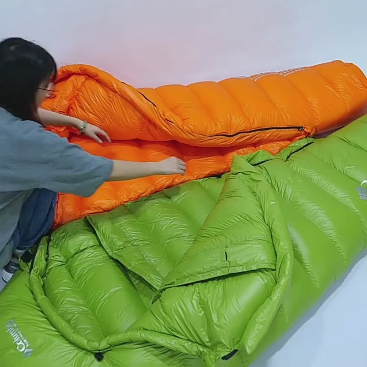 🔹Columbia MUMMY sleeping bag Lightweight and Portable for Camping, Hiking & Outdoor Use.