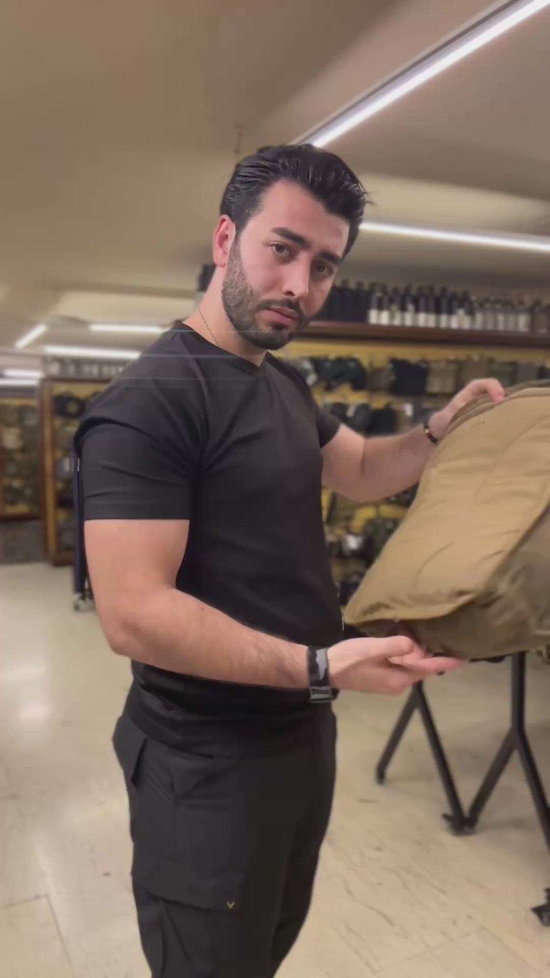 🔹DELTA® Galil Vest with laser cut bag.